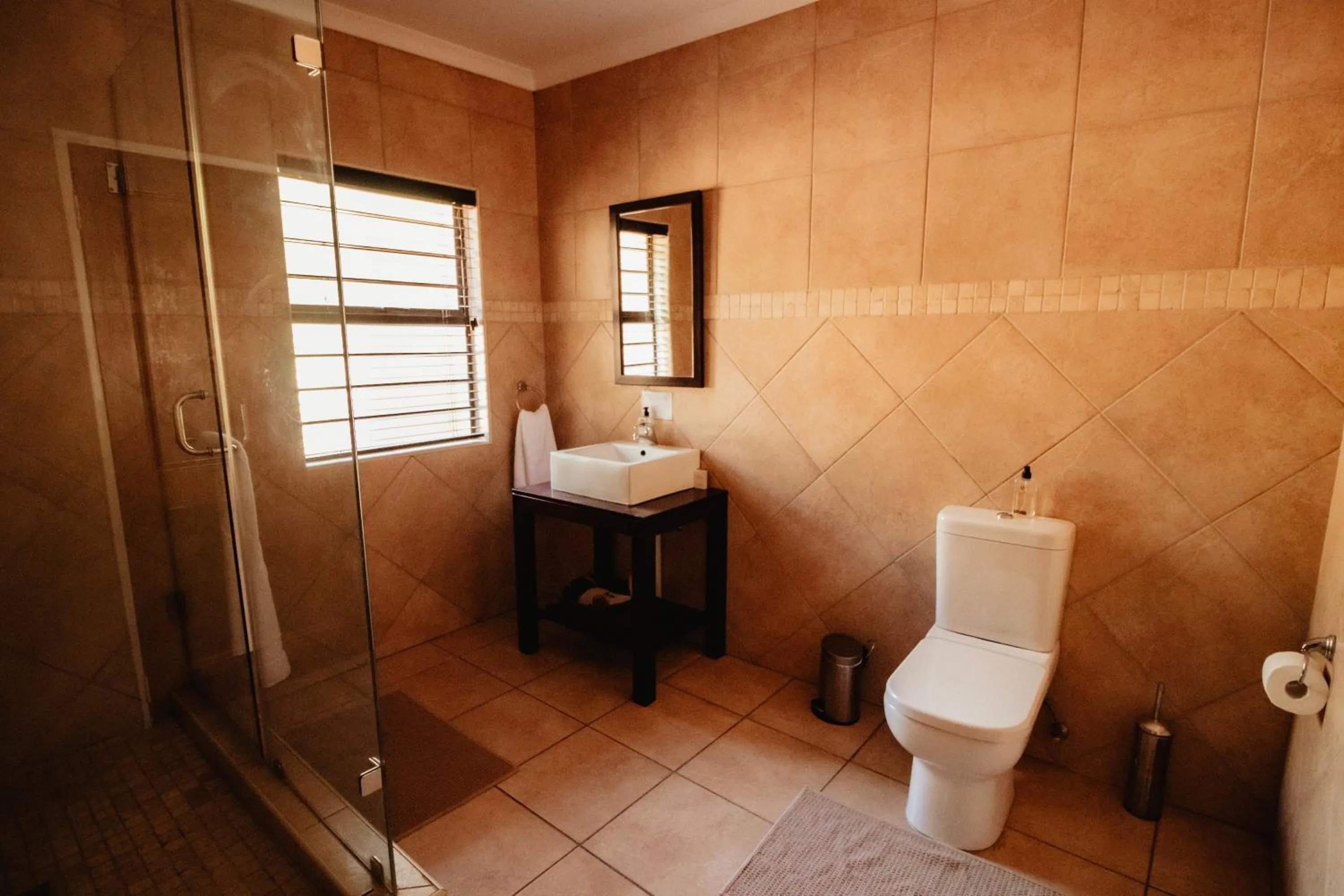 Shower in Blue Hills Lodge