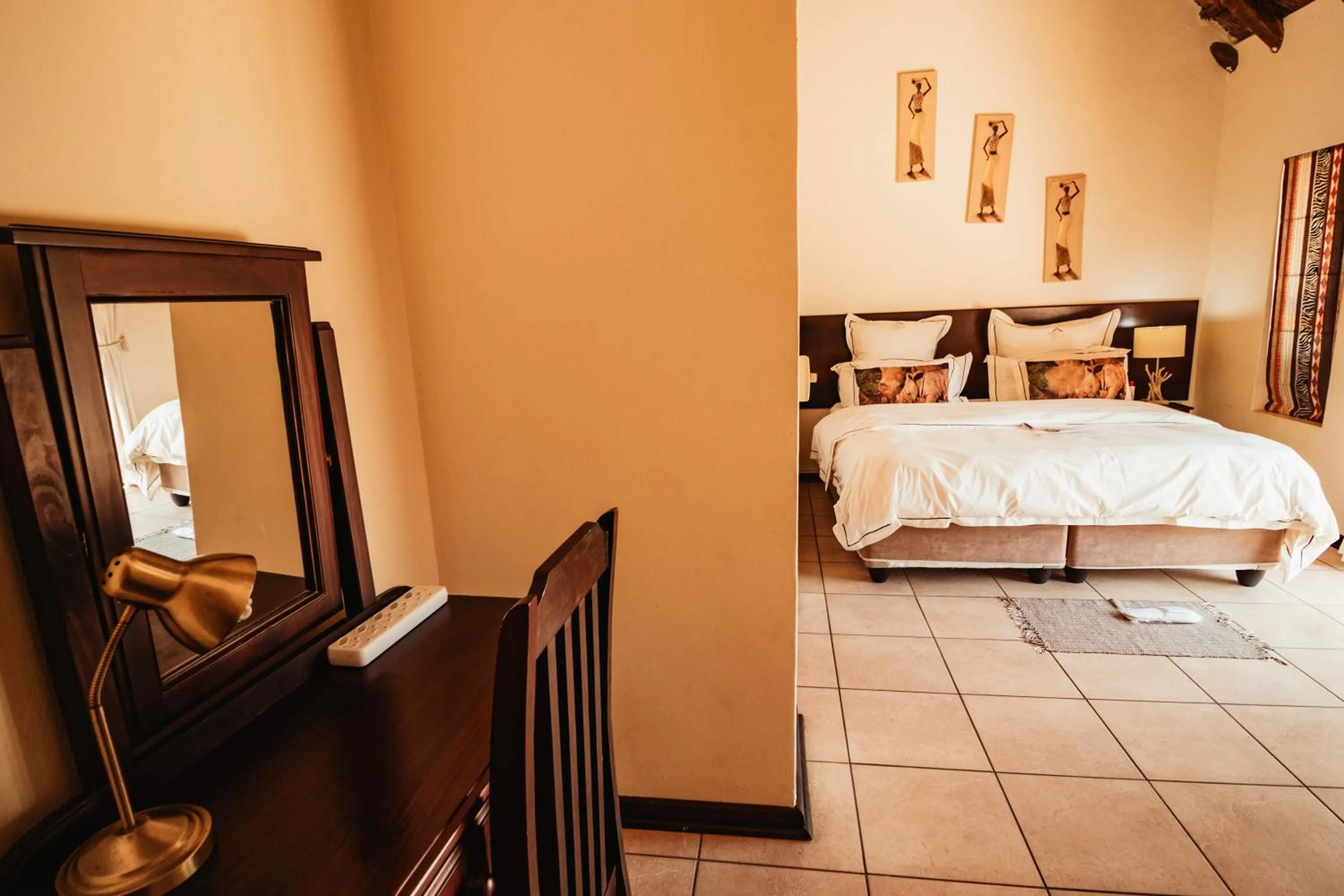 Bed in Blue Hills Lodge