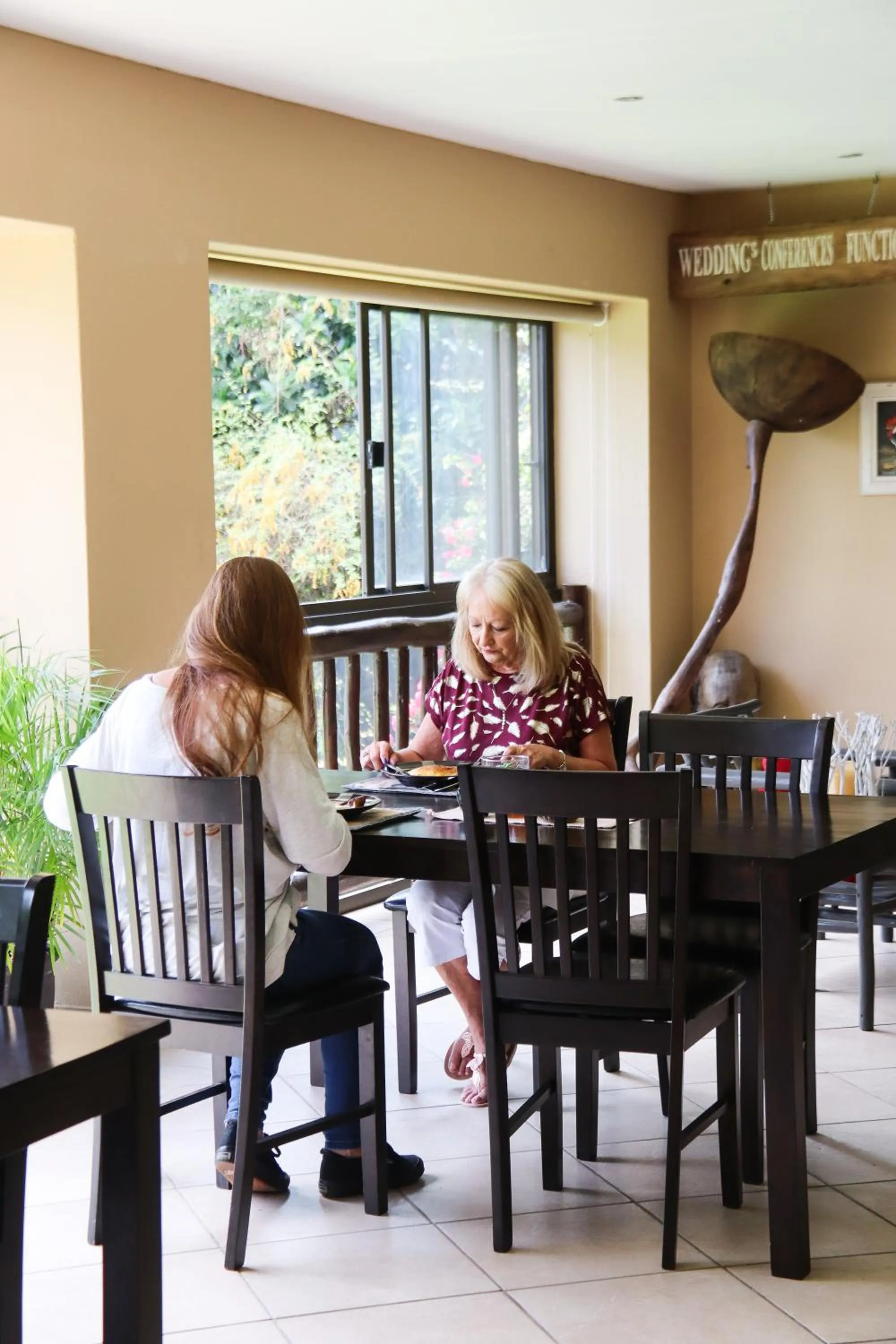 People in Blue Hills Lodge