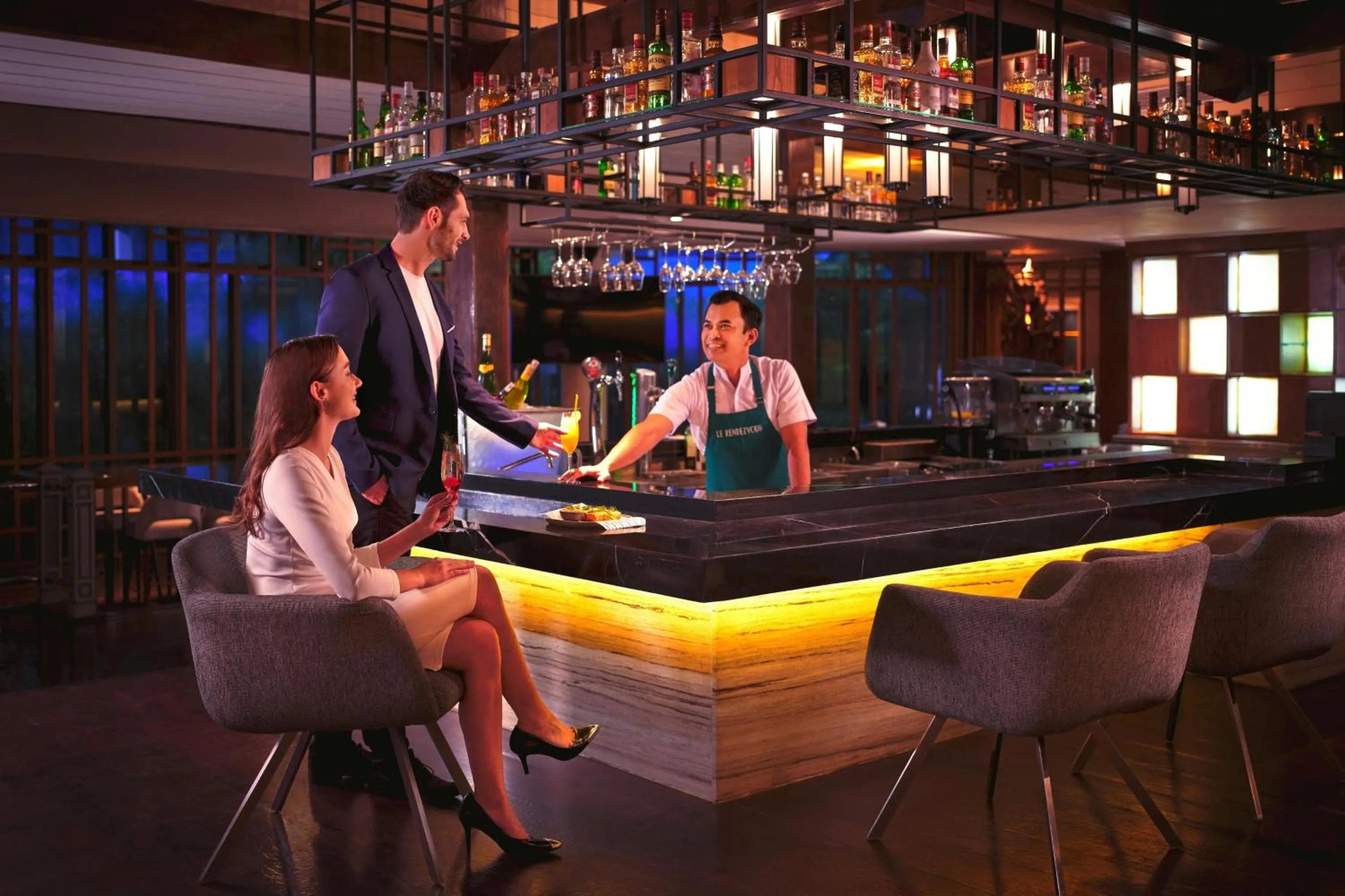 Lounge or bar in Le Meridien Jakarta