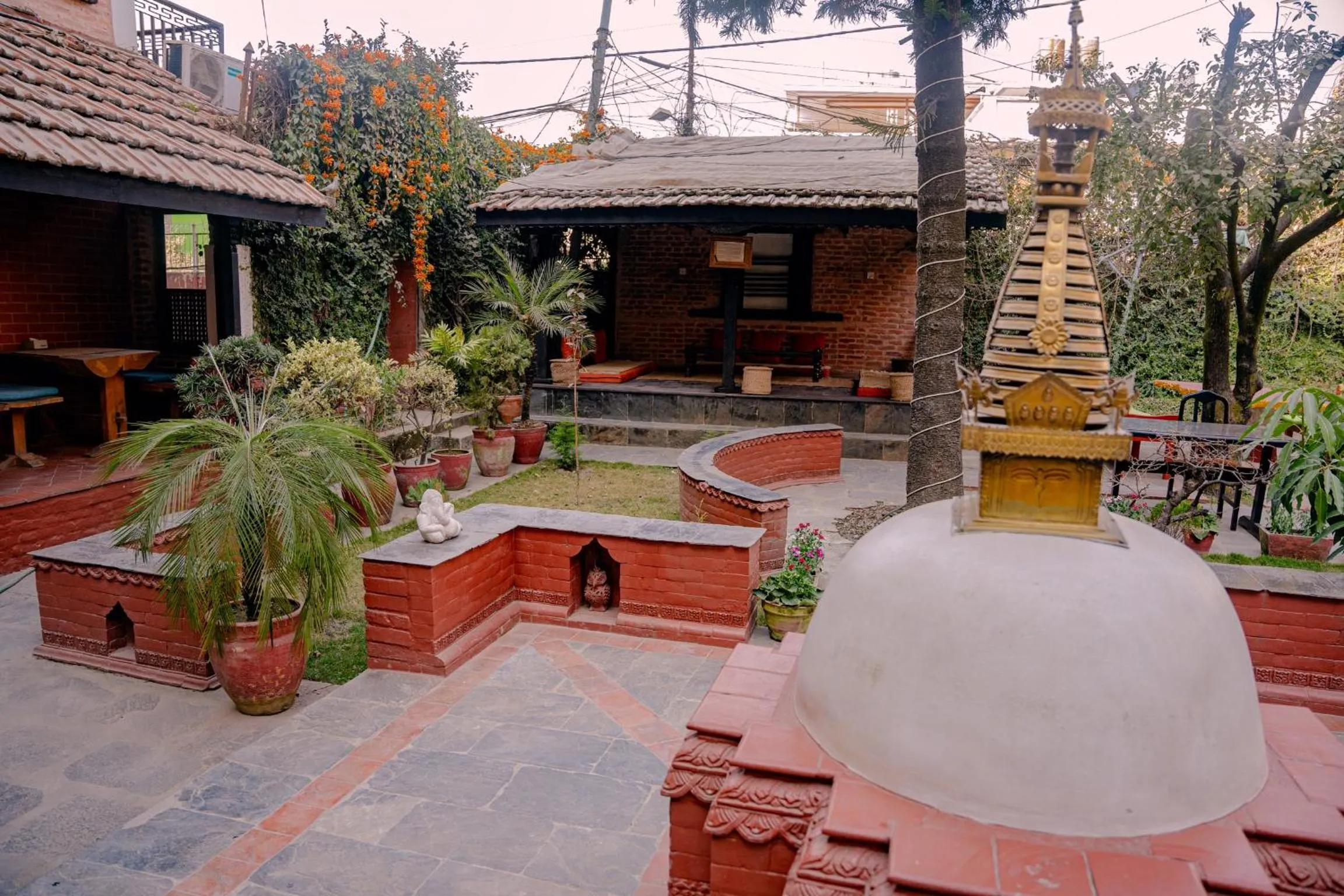 Garden in Hotel Ganesh Himal