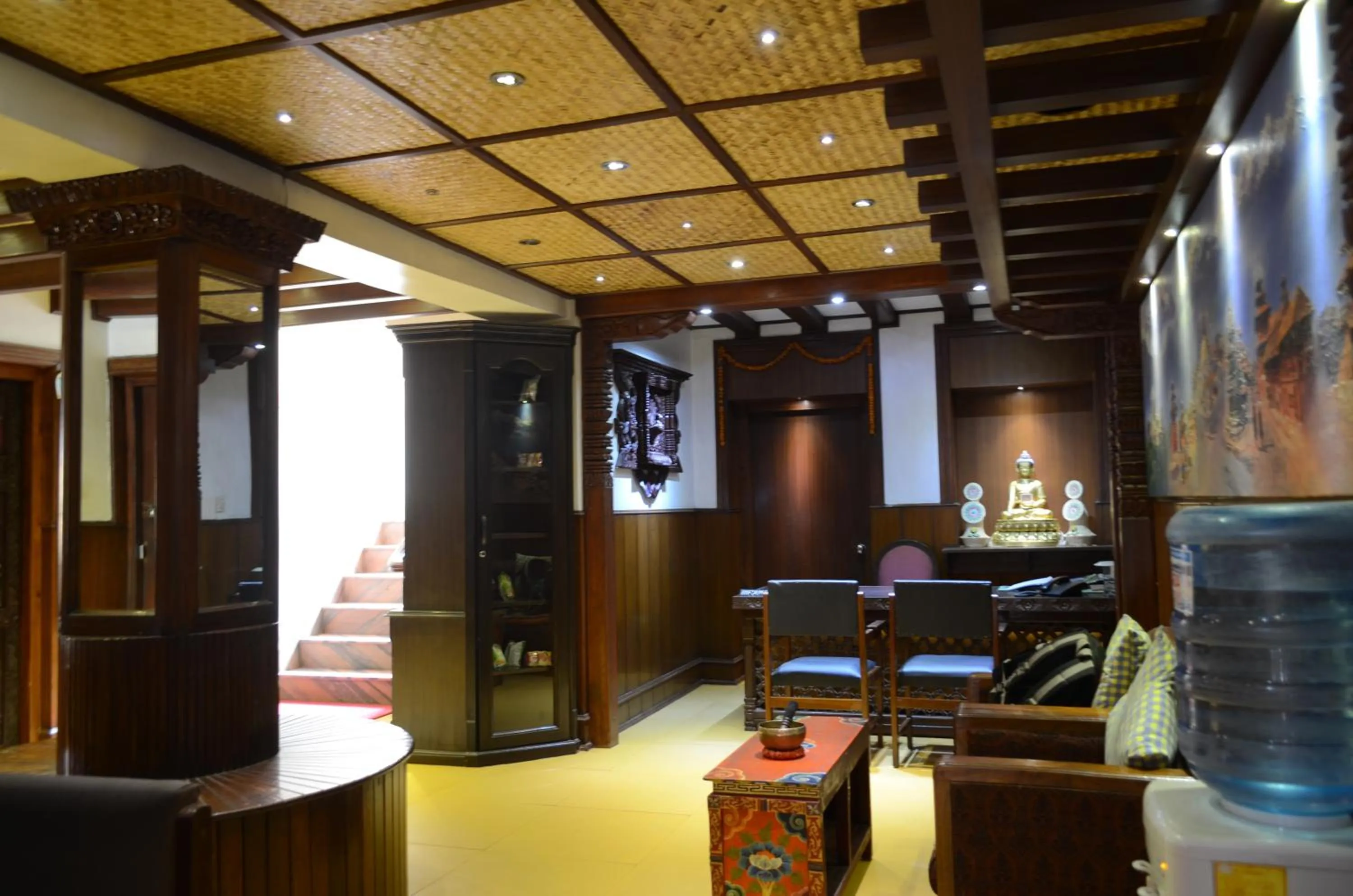 Lobby or reception in Hotel Ganesh Himal