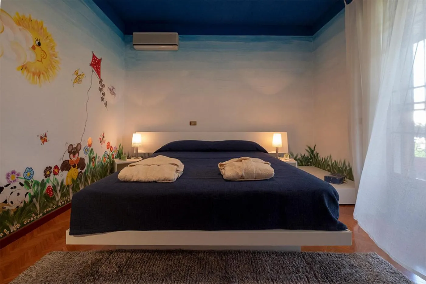 Bedroom, Bed in Villa Brama