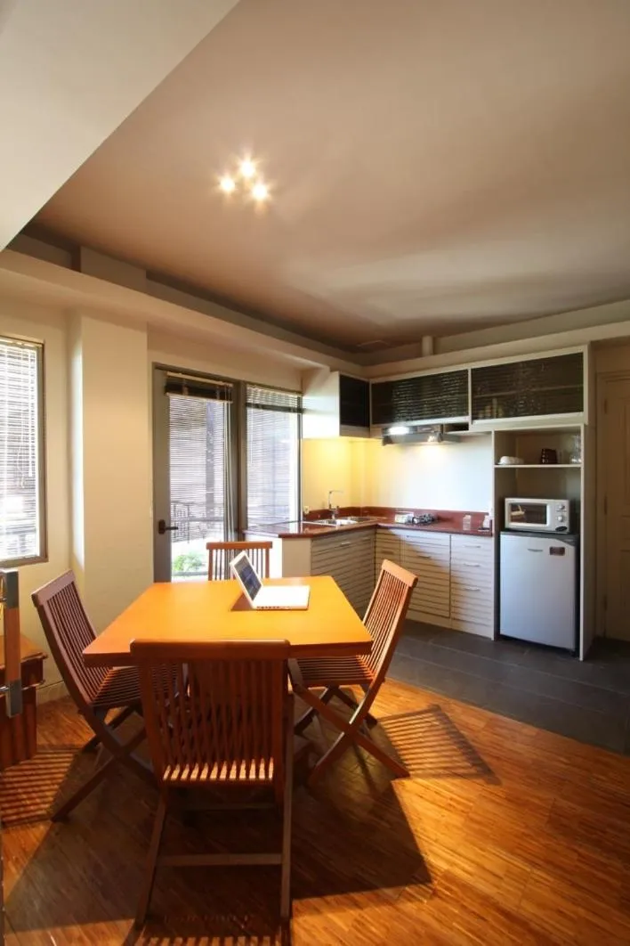 Dining area in Sejuk Suites