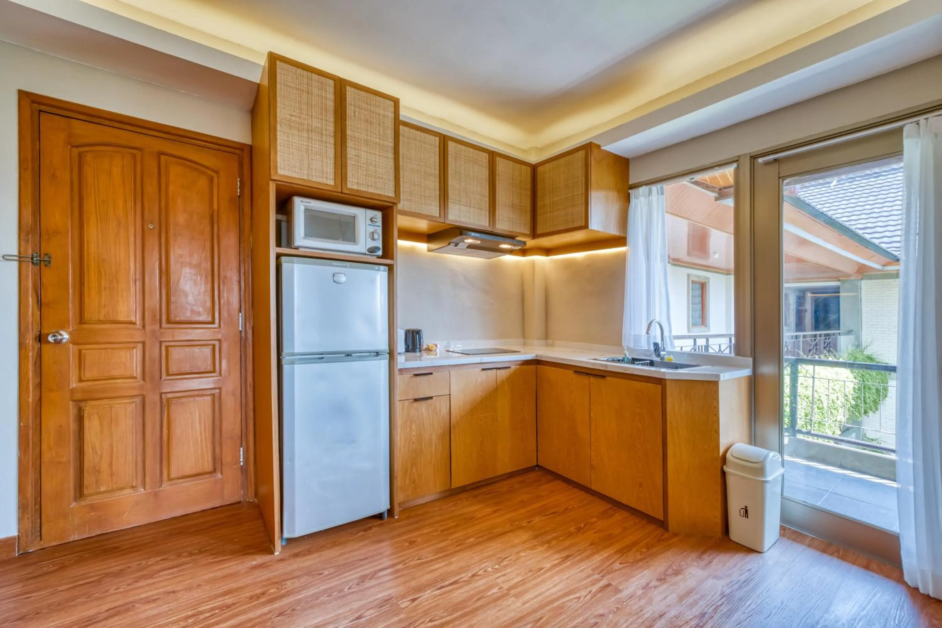 Kitchen or kitchenette in Sejuk Suites