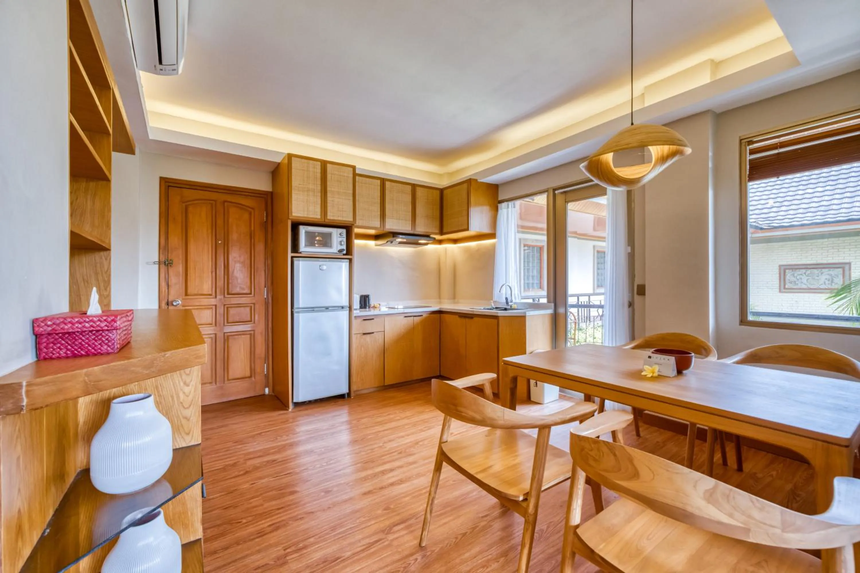 Dining area in Sejuk Suites