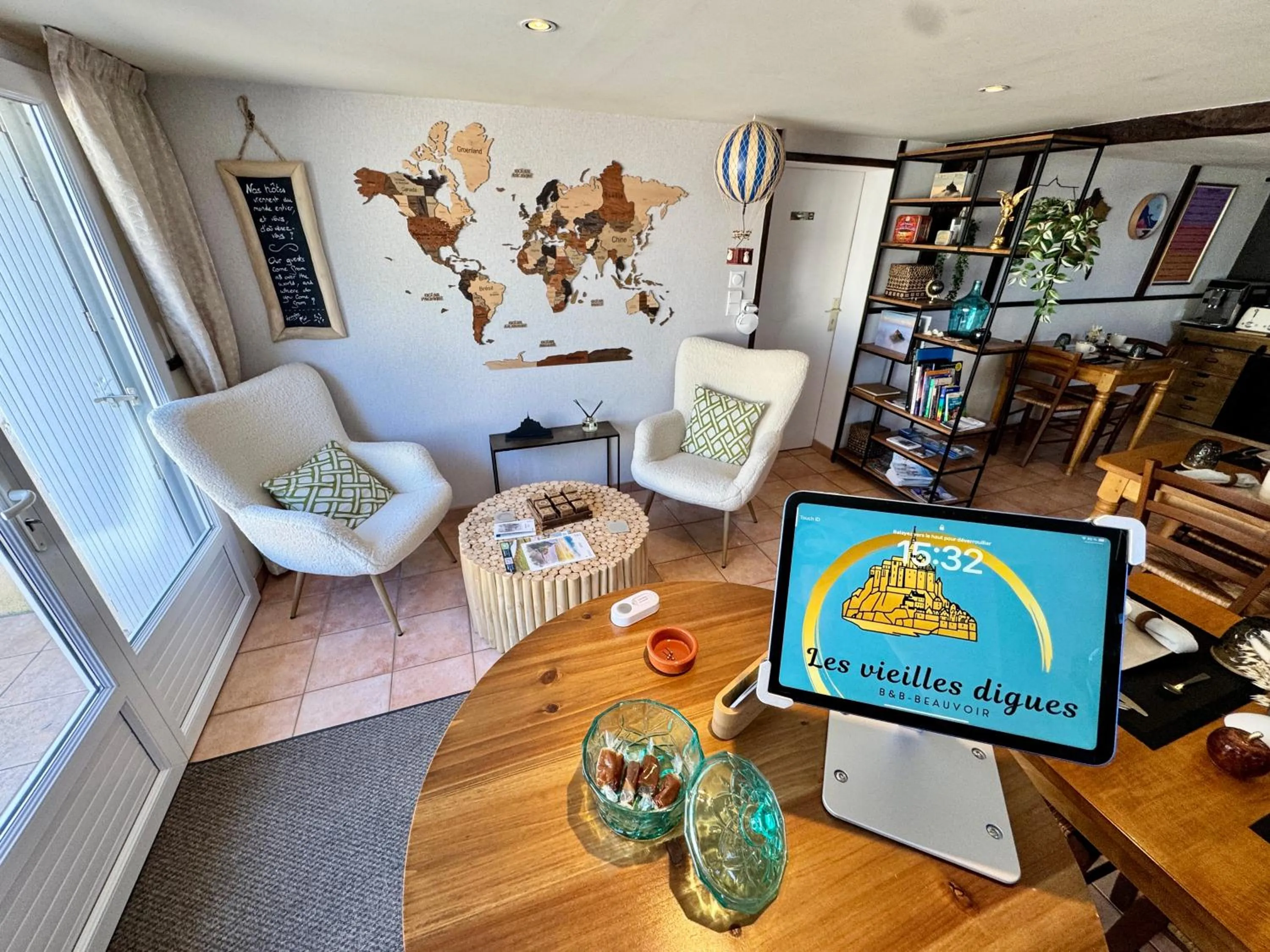 Lobby or reception in Les Vieilles Digues