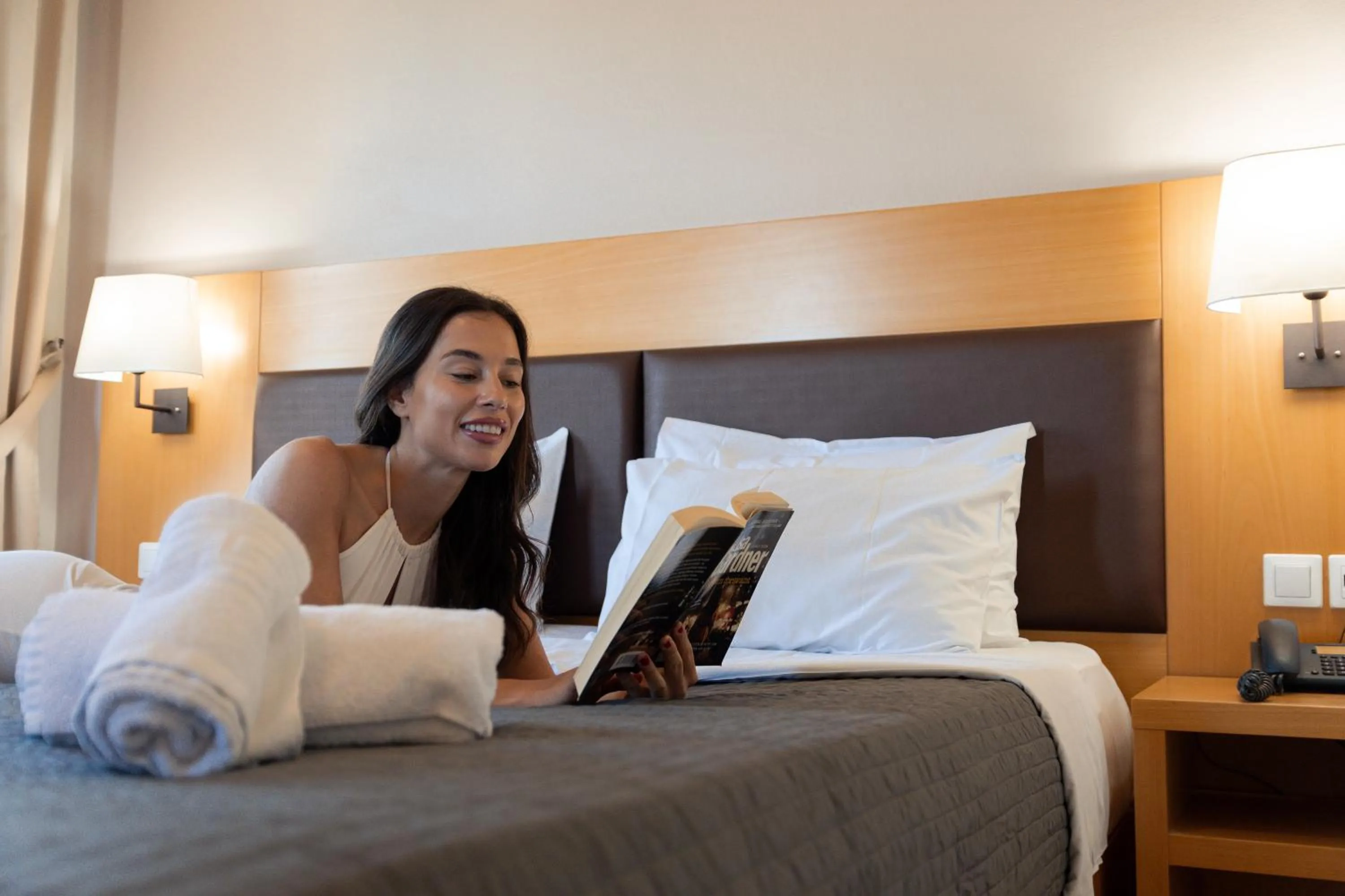 Bed in Dimitra Hotel & Apartments by Omilos Hotels