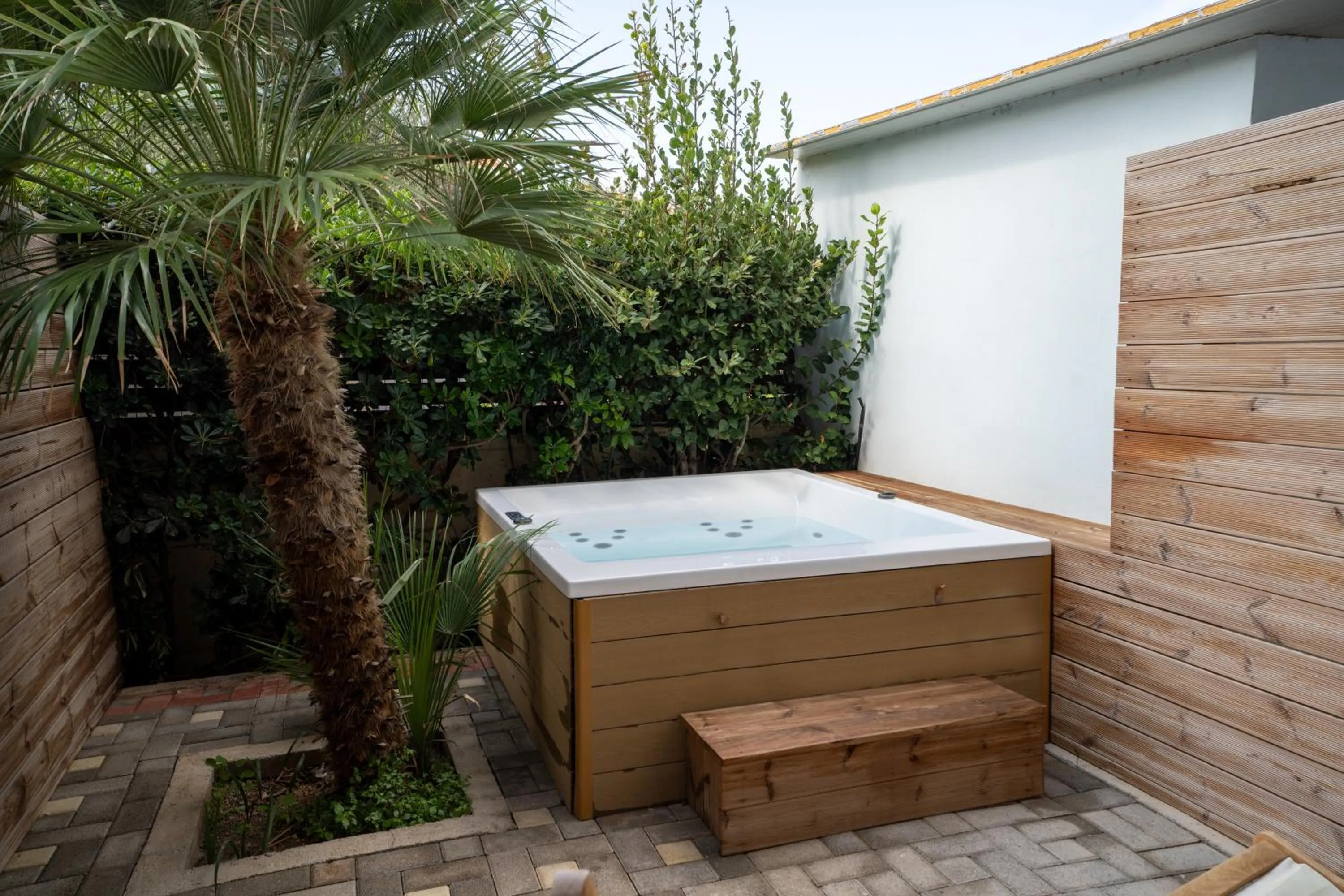 Hot Tub in Dimitra Hotel & Apartments by Omilos Hotels