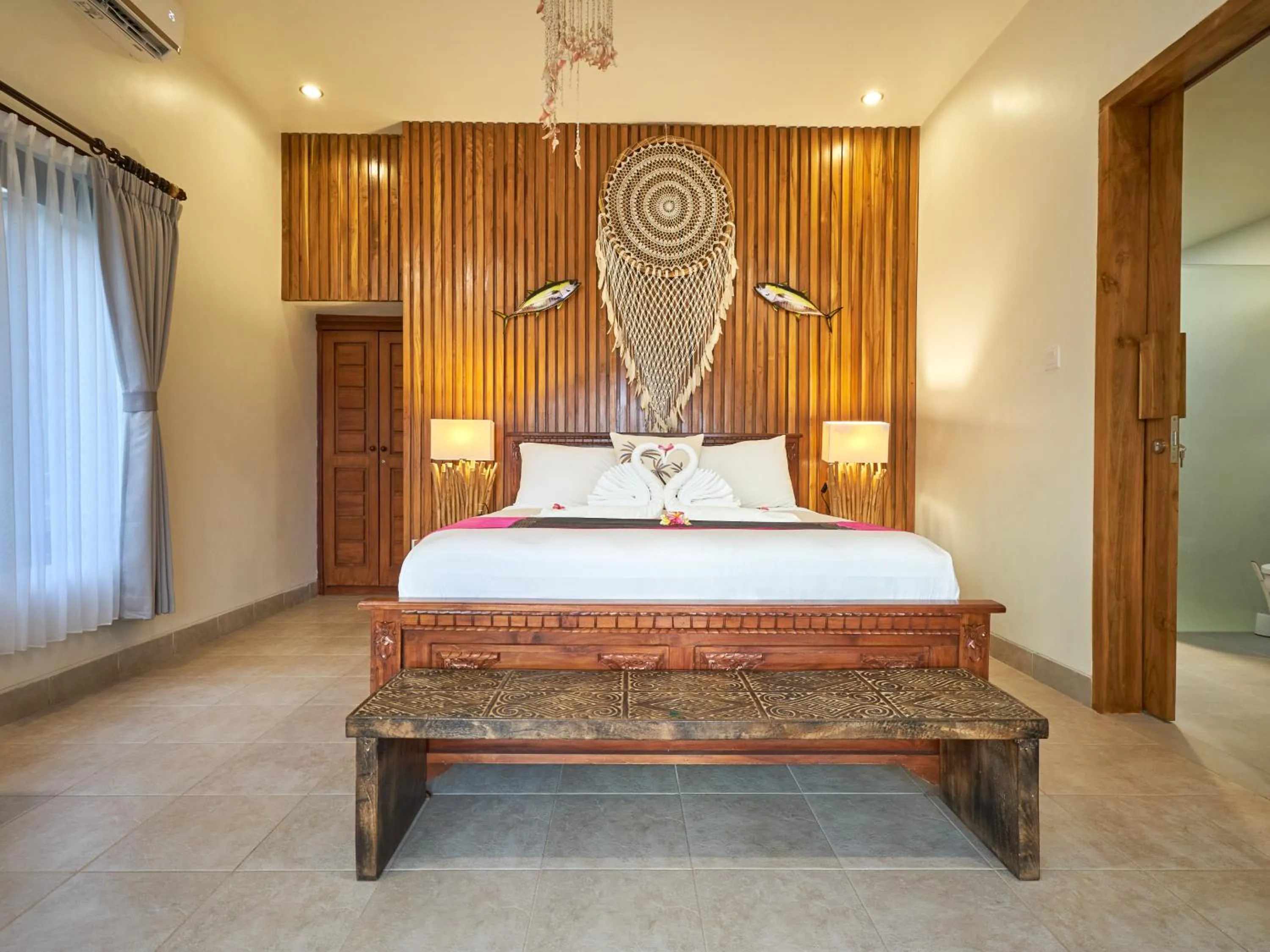 Bed in Onlyou Villas
