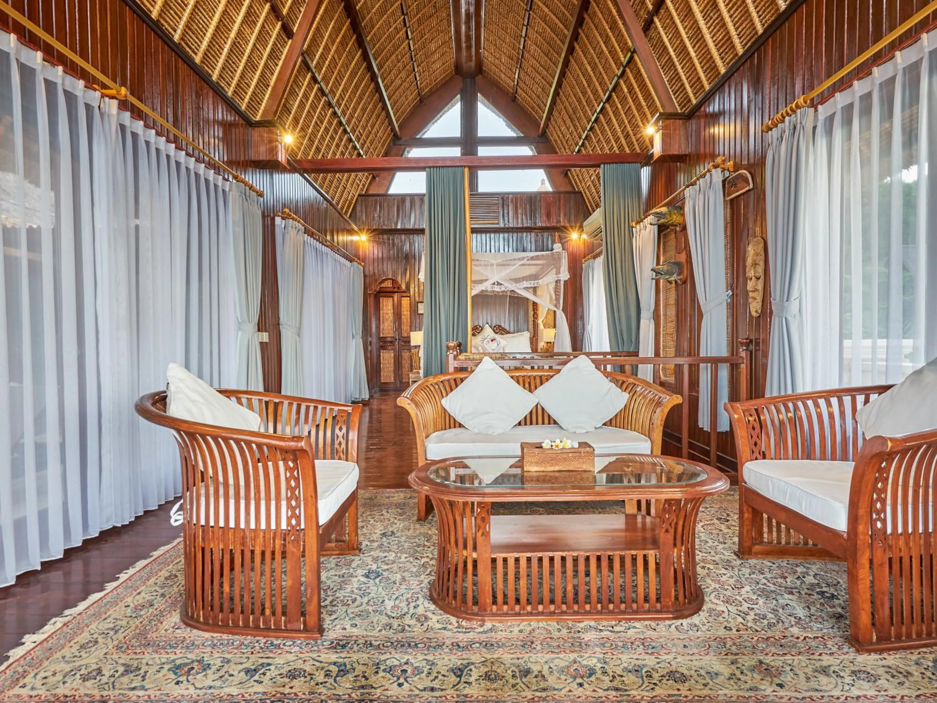 Seating area in Onlyou Villas