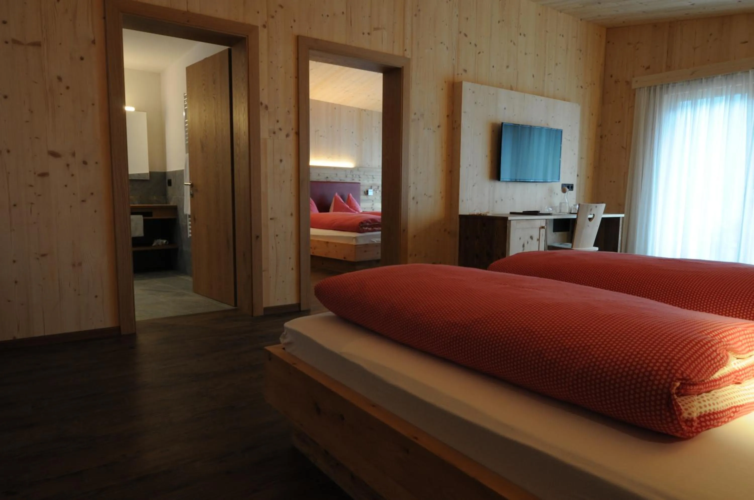 Bed in Naturhotel Haller