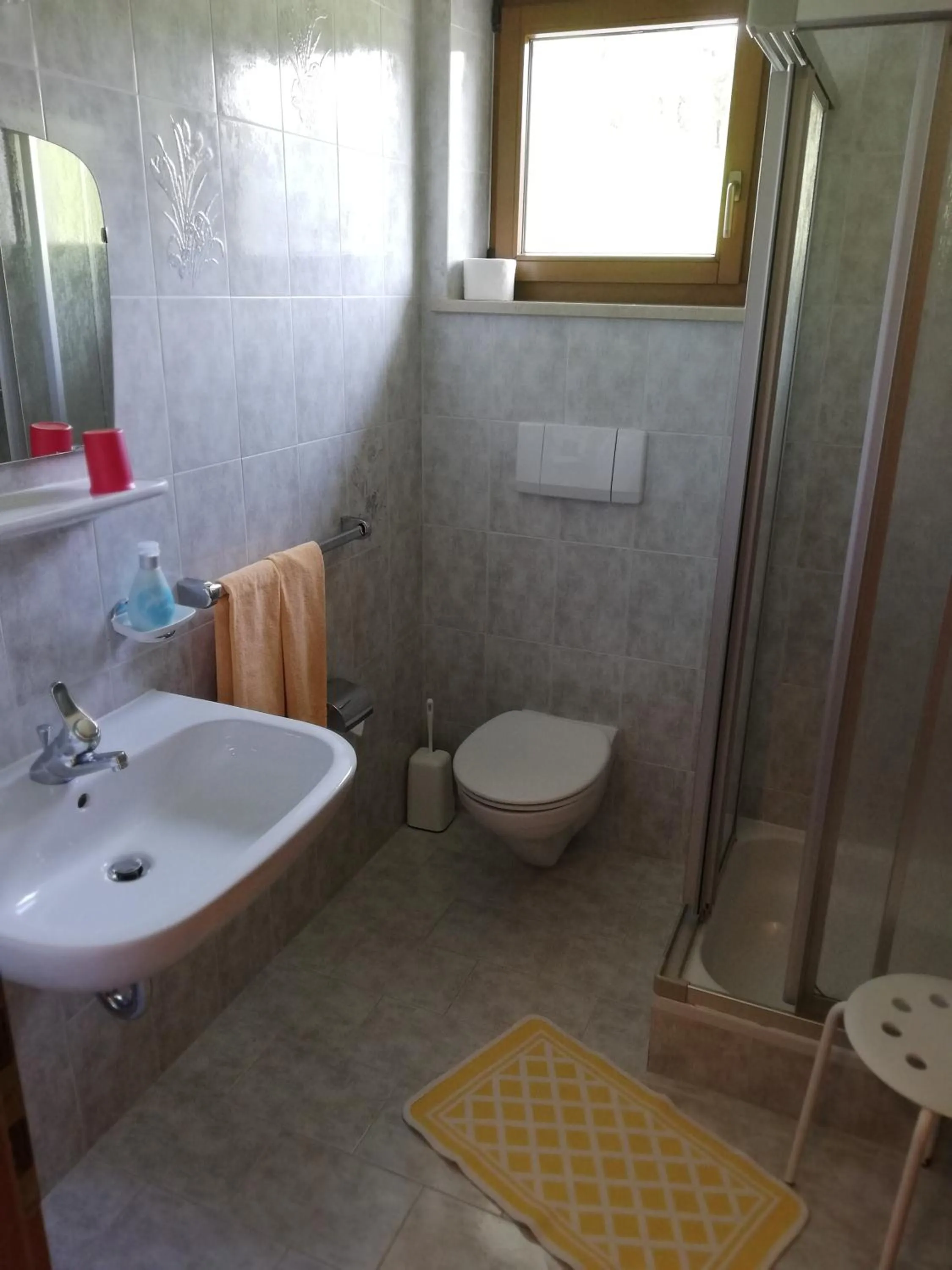 Bathroom in Naturhotel Haller