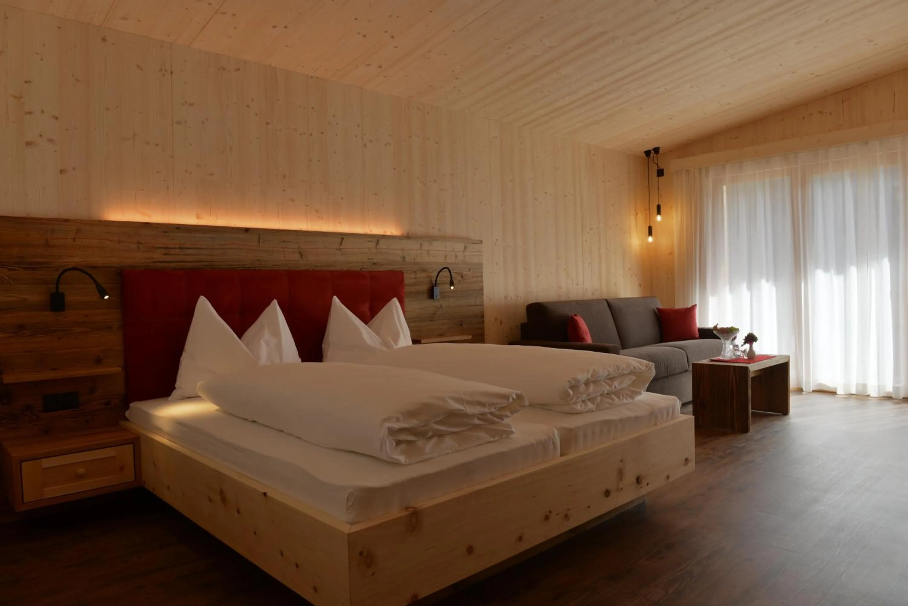 Photo of the whole room, Bed in Naturhotel Haller