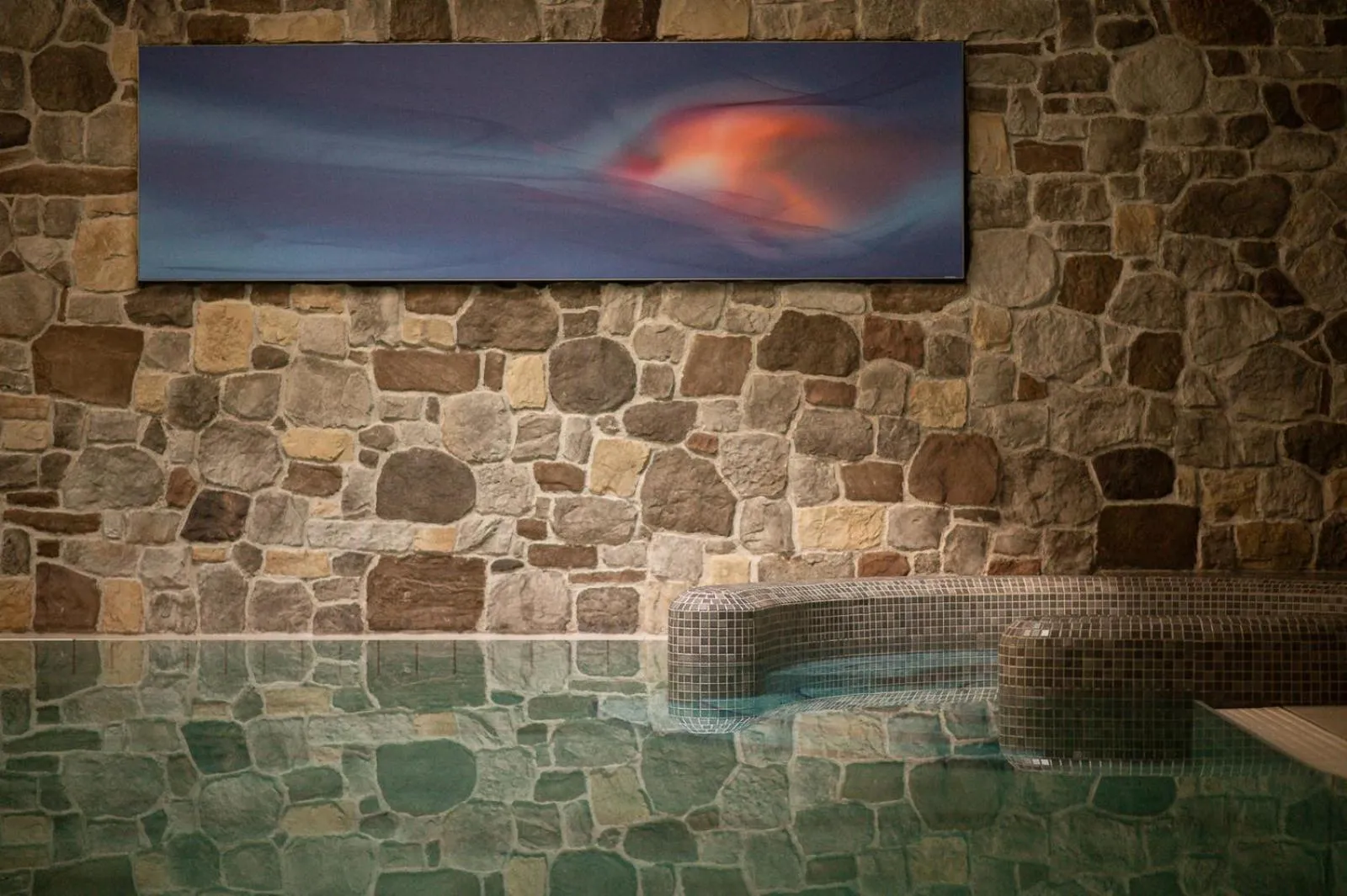 Hot Tub in Vitalpina Hotel Schulerhof