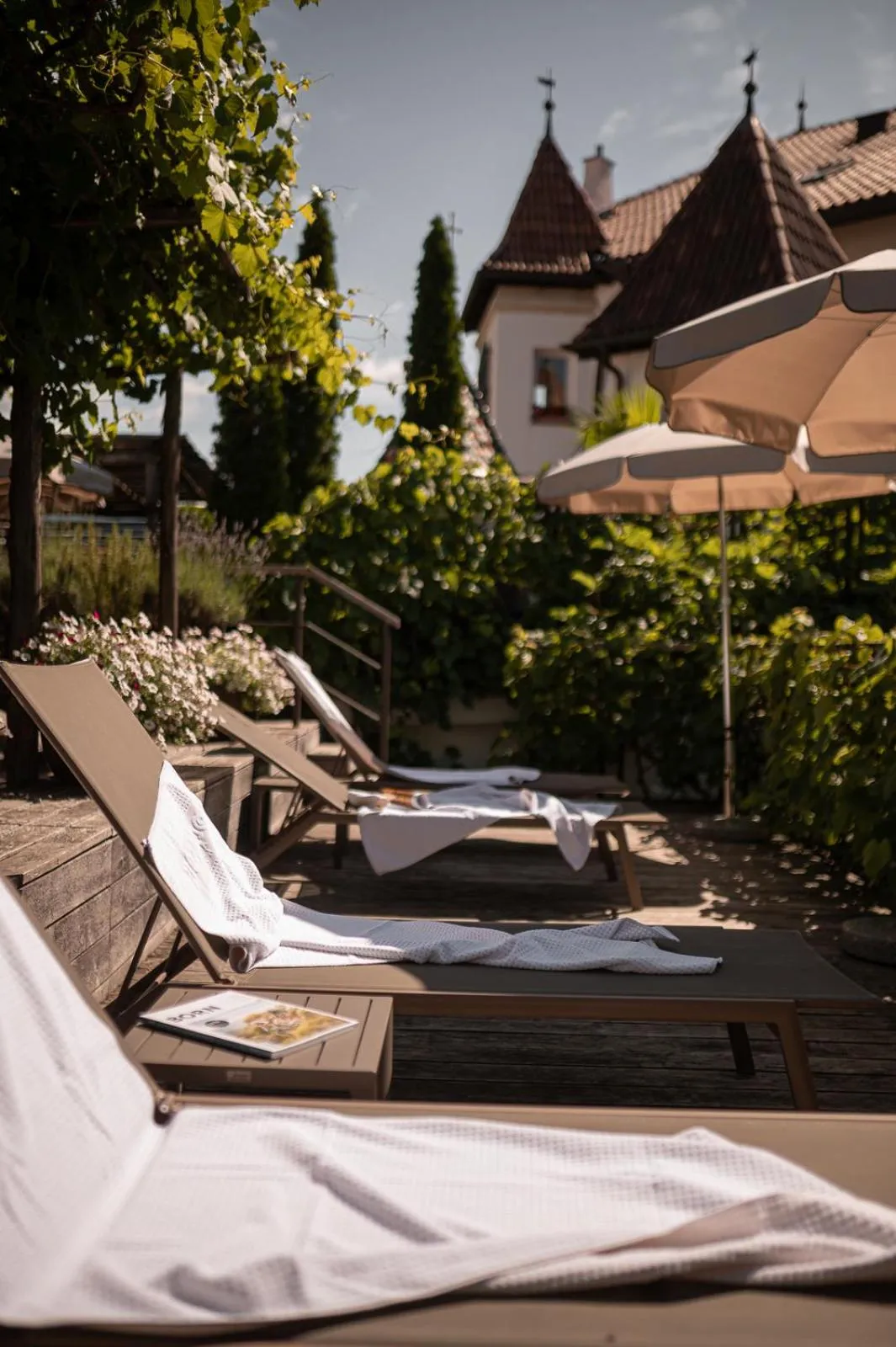 Garden in Vitalpina Hotel Schulerhof