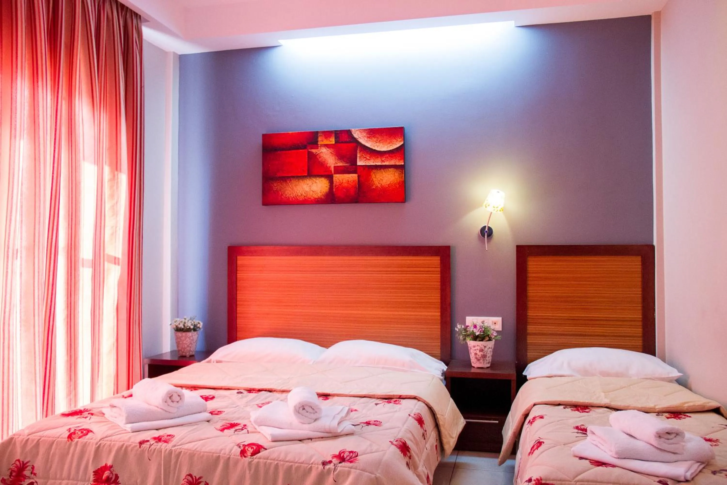 Bedroom, Bed in Hotel Rodon