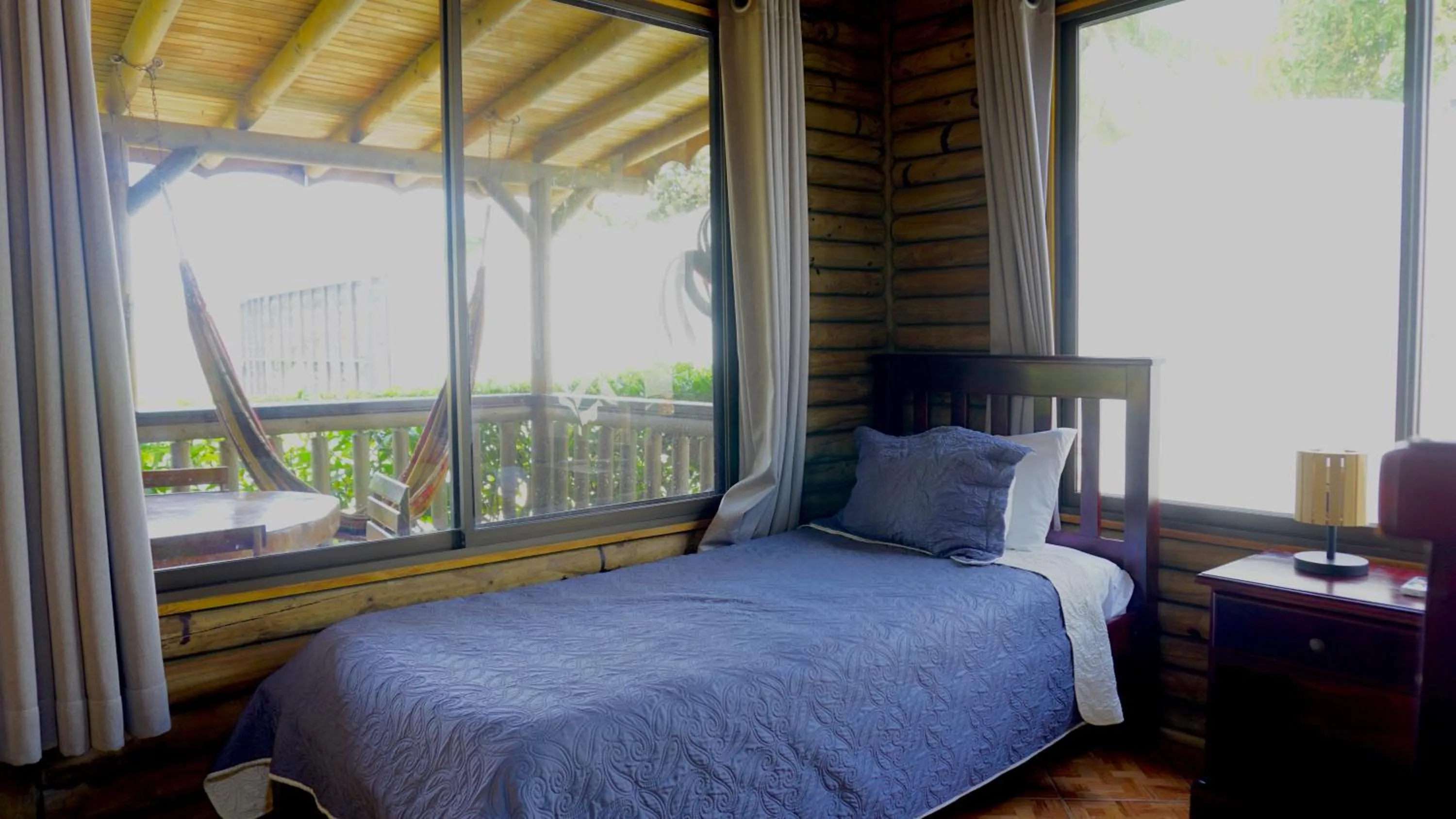 Bed in Bungalows Ballena
