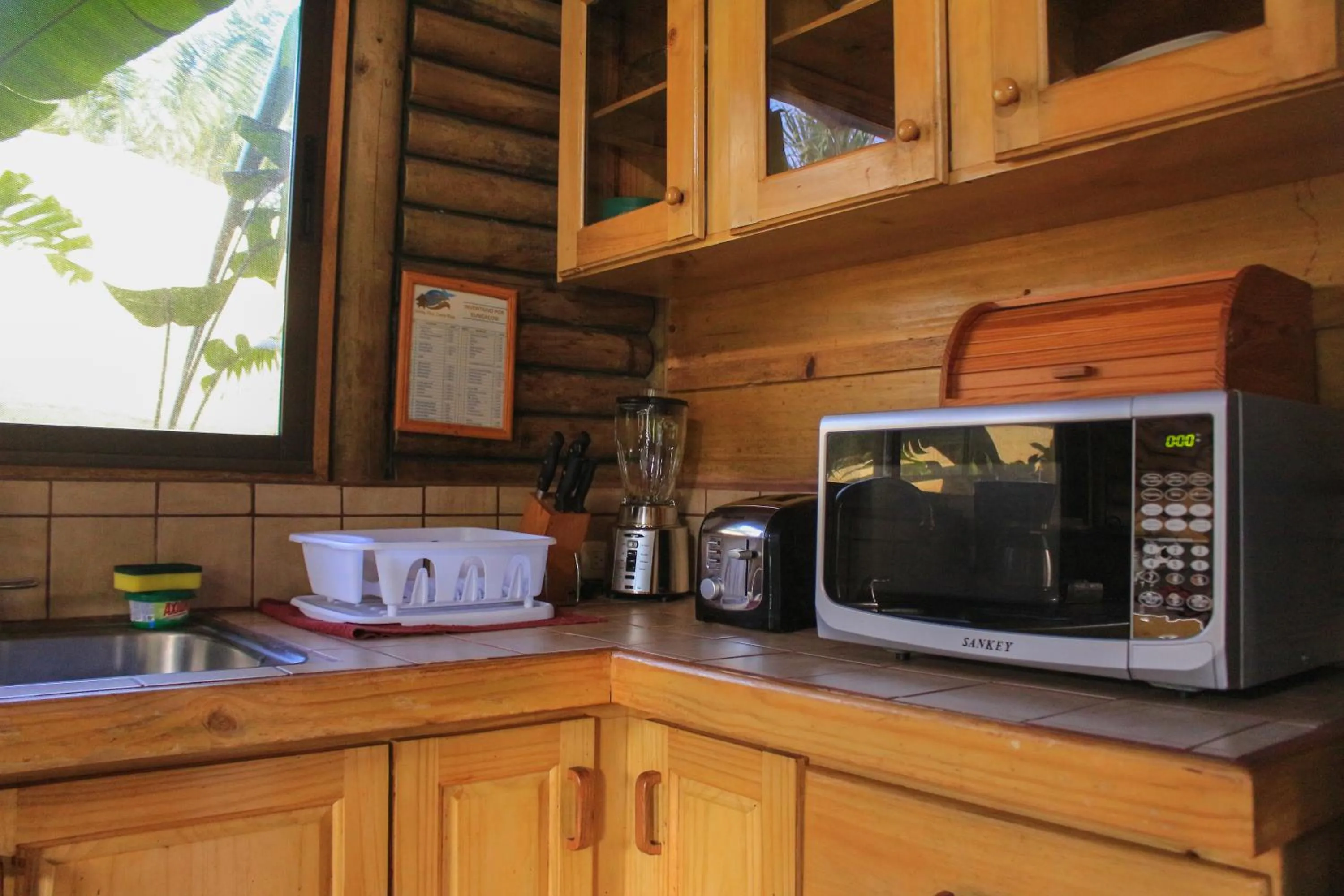 Kitchen or kitchenette in Bungalows Ballena