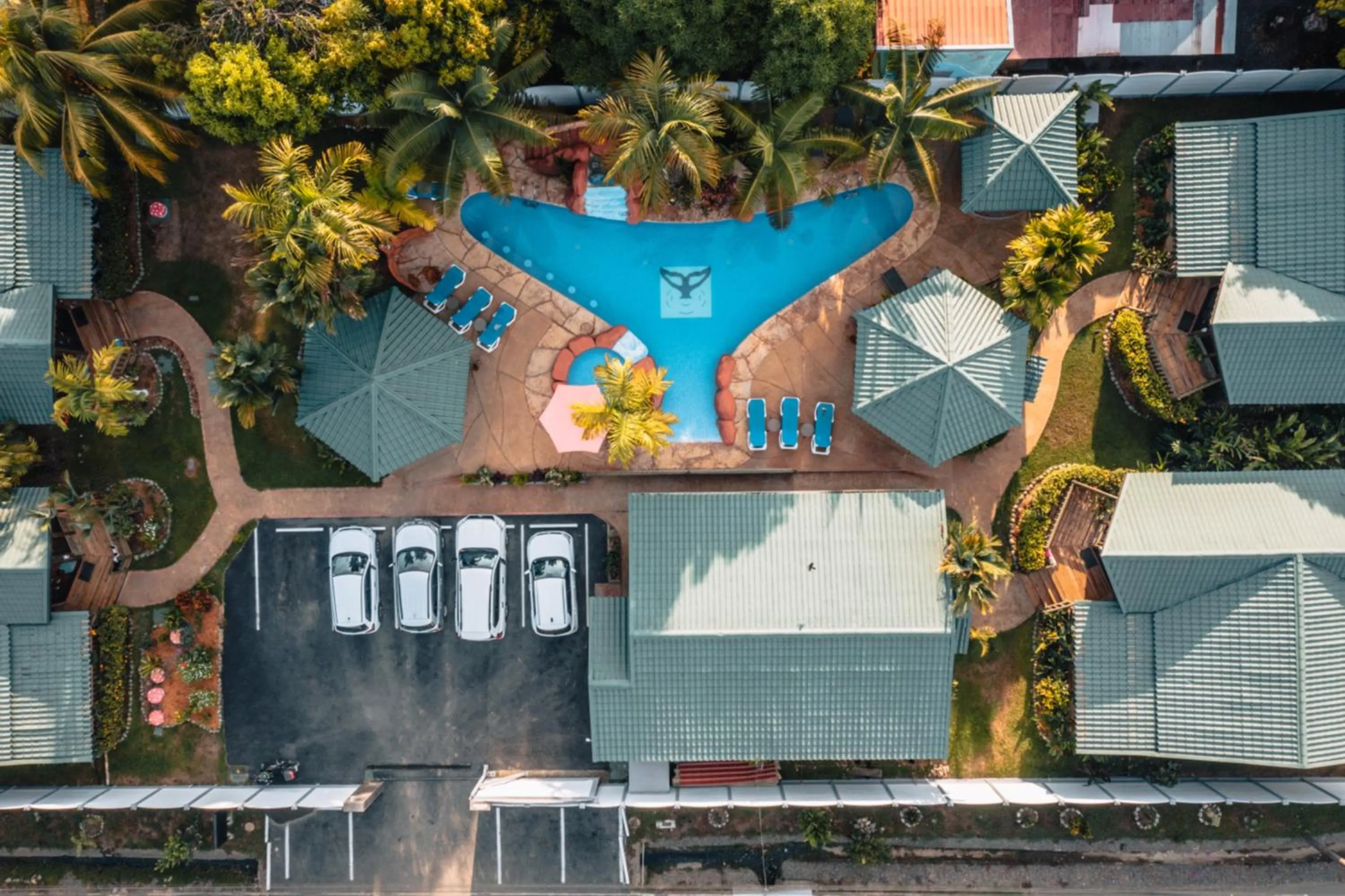Bird's eye view in Bungalows Ballena