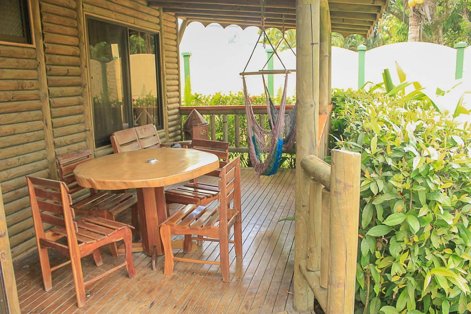 Balcony/Terrace in Bungalows Ballena