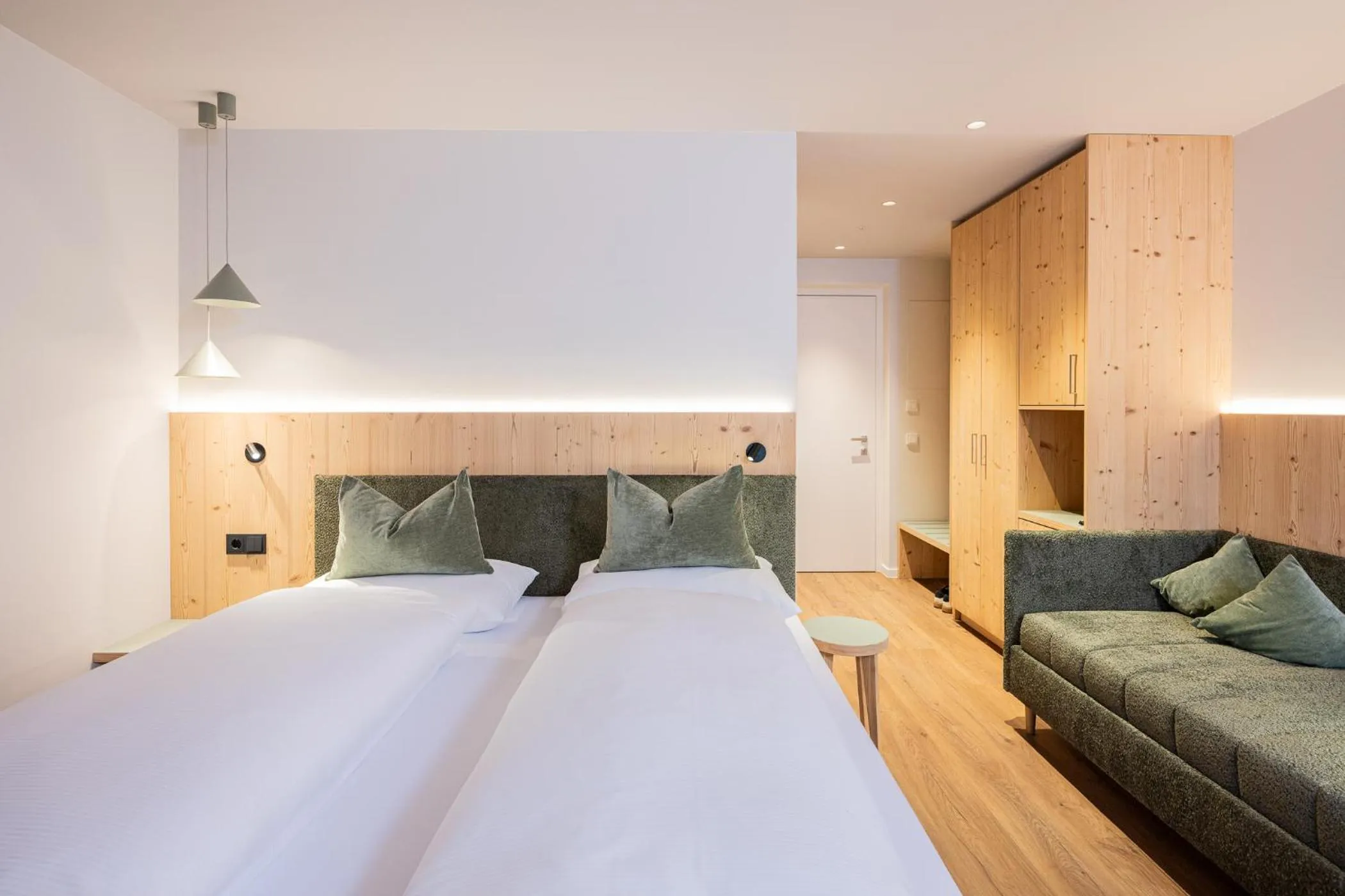 Bed in Hotel Anewandter