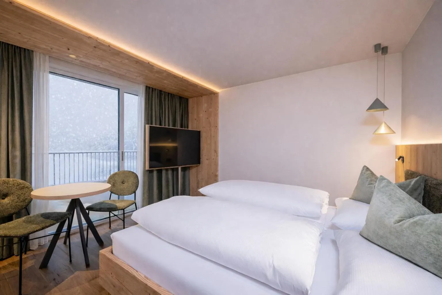 Bed in Hotel Anewandter