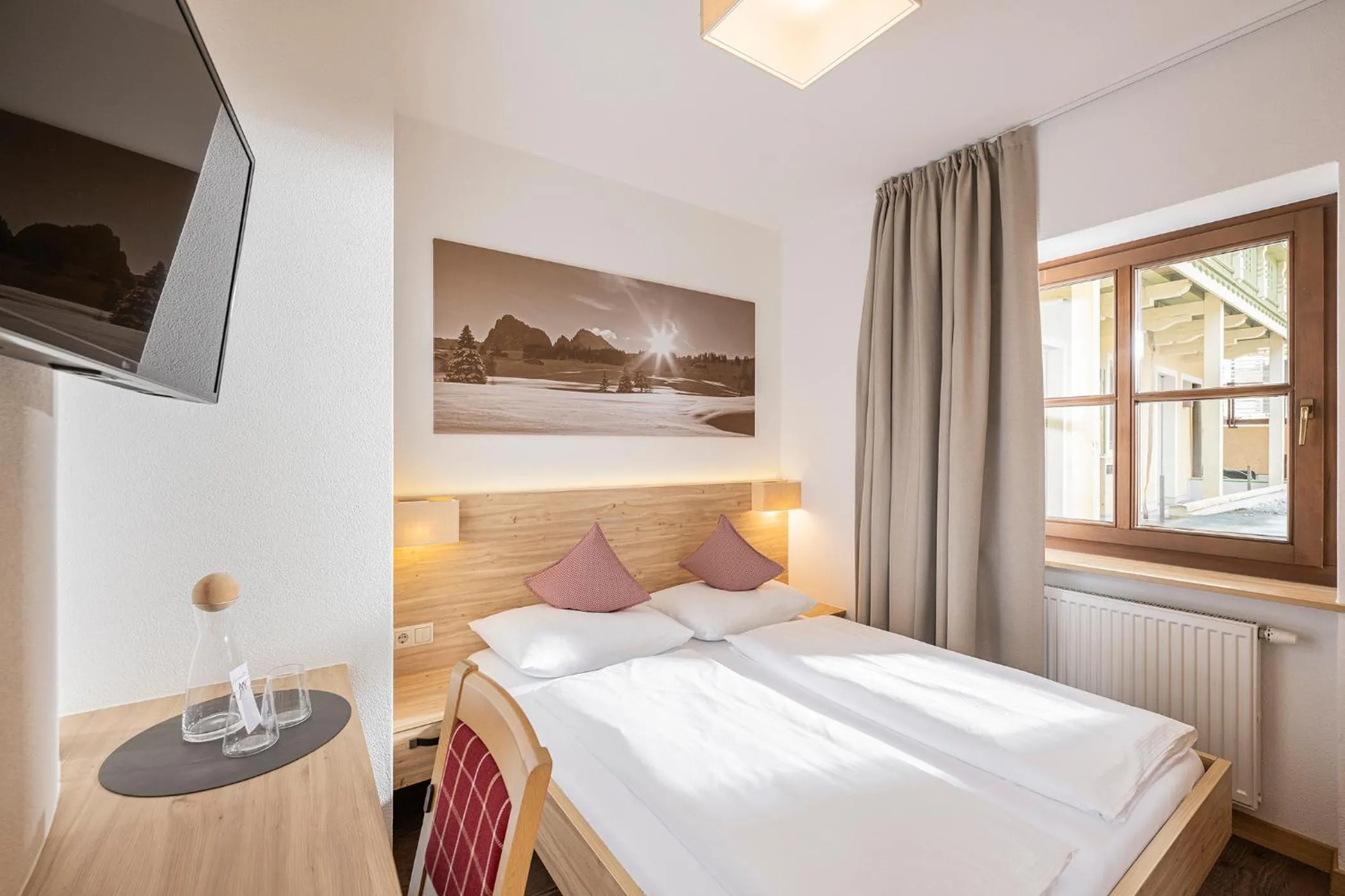 Bed in Hotel Anewandter