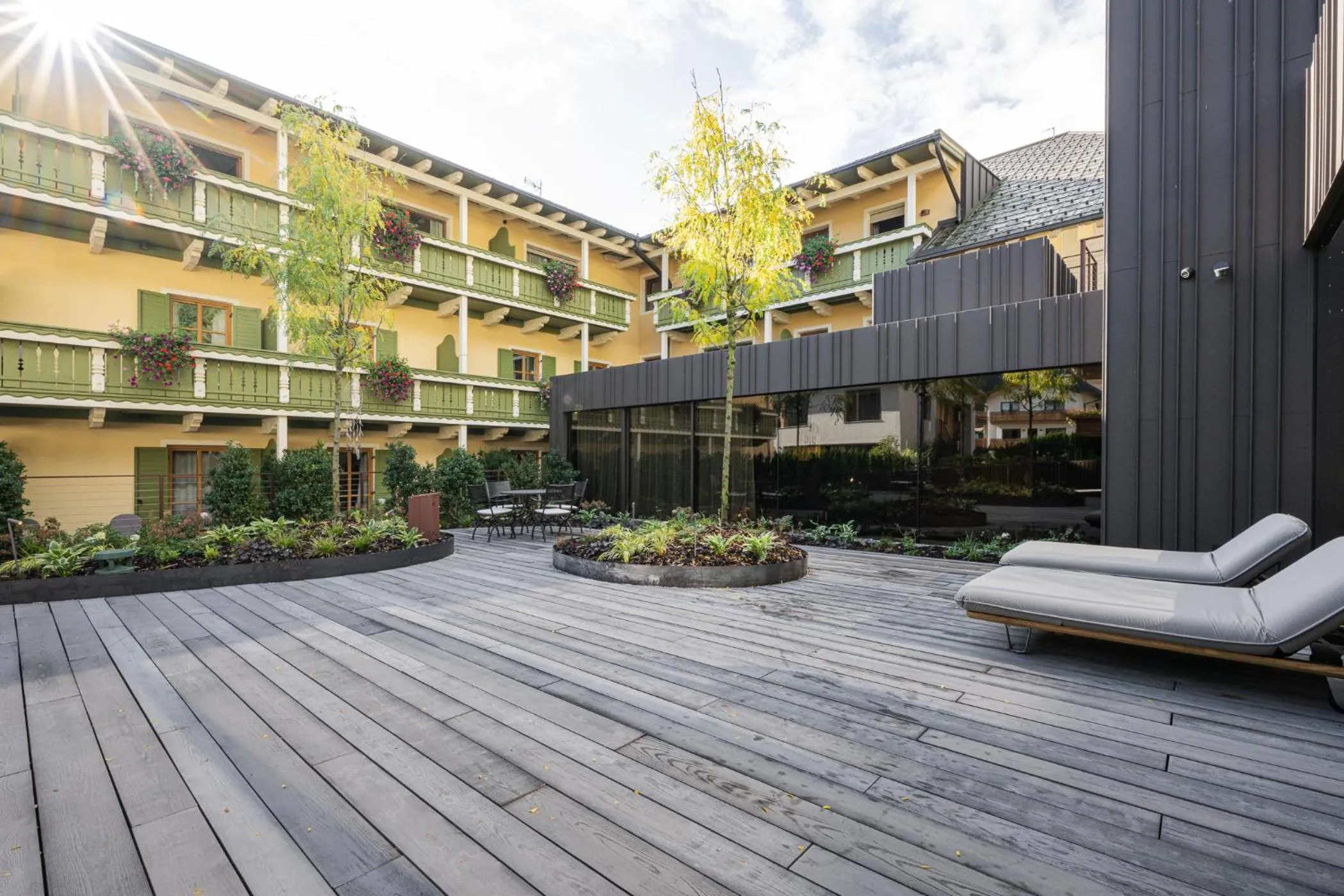 Garden in Hotel Anewandter