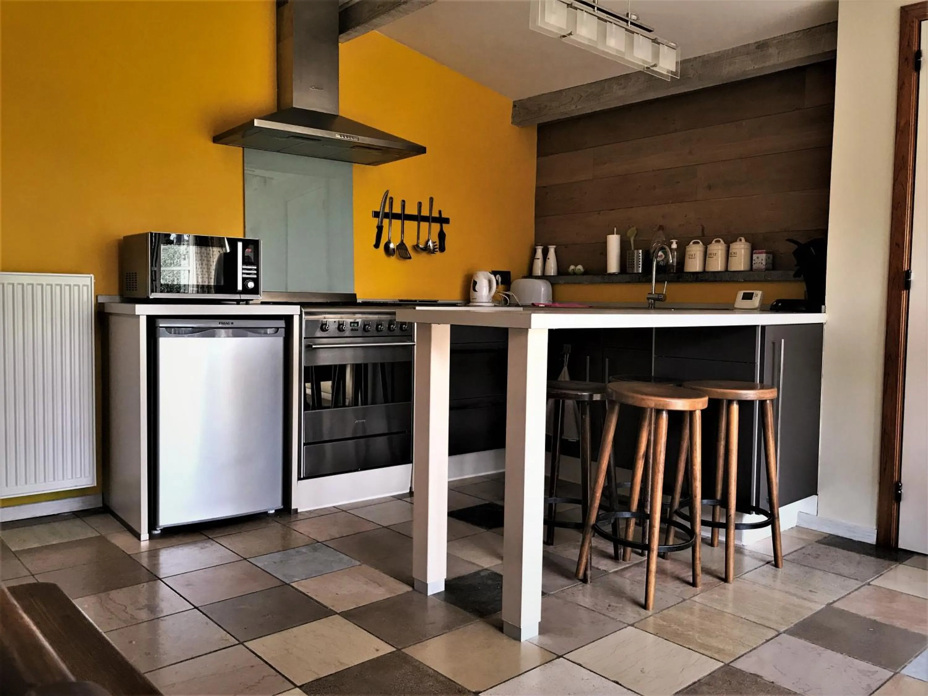 Kitchen or kitchenette in B&B La Buissonniere