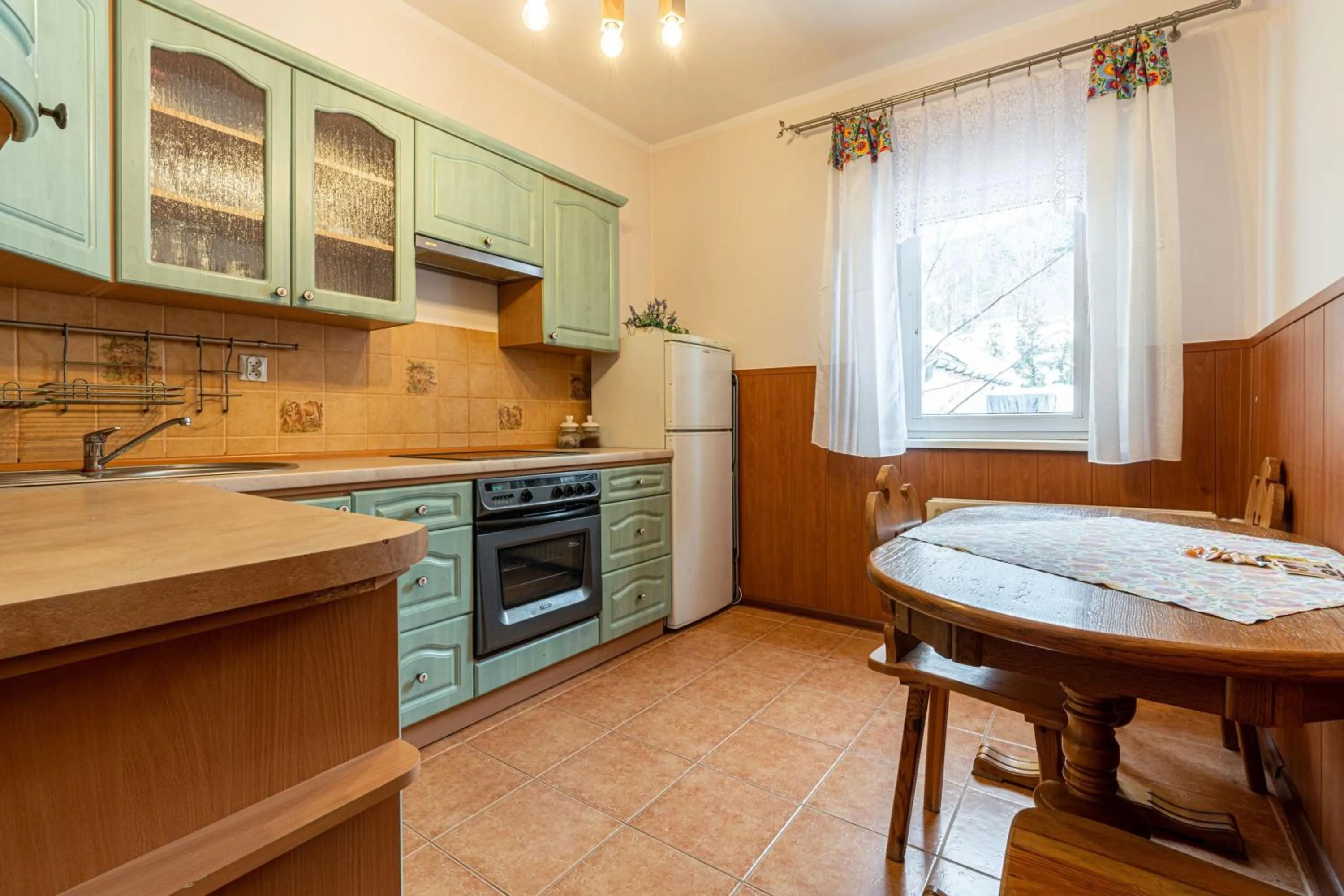 Kitchen or kitchenette in Pensjonat Beskidzki