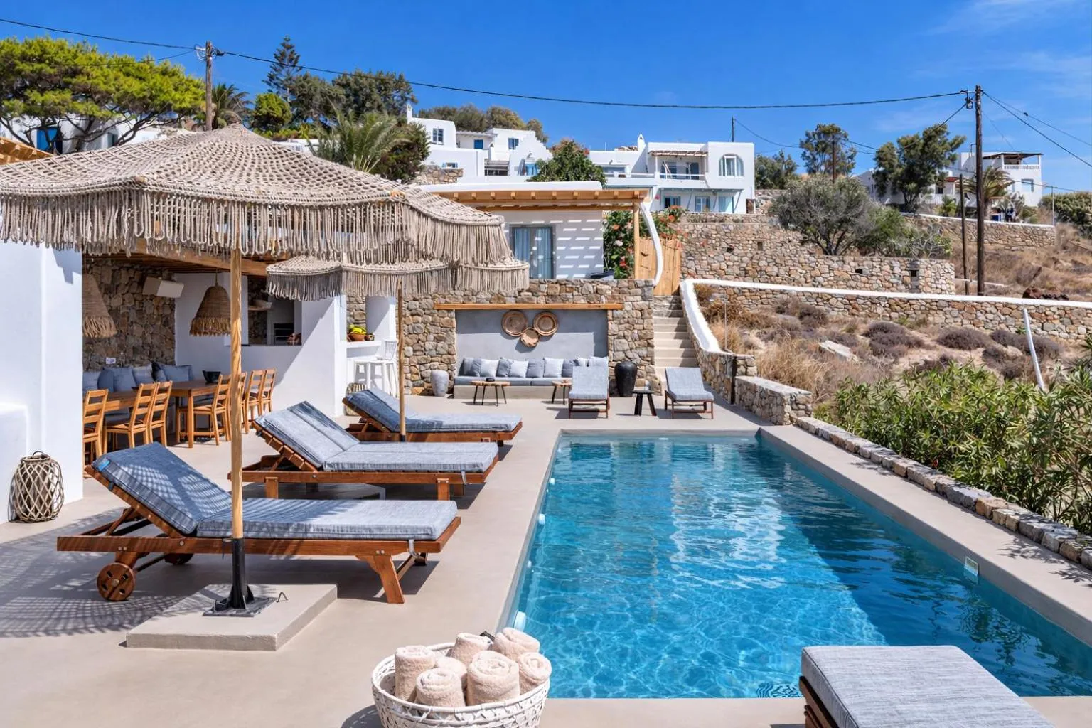 Swimming pool in Trinity Mykonos - Beachfront Villa