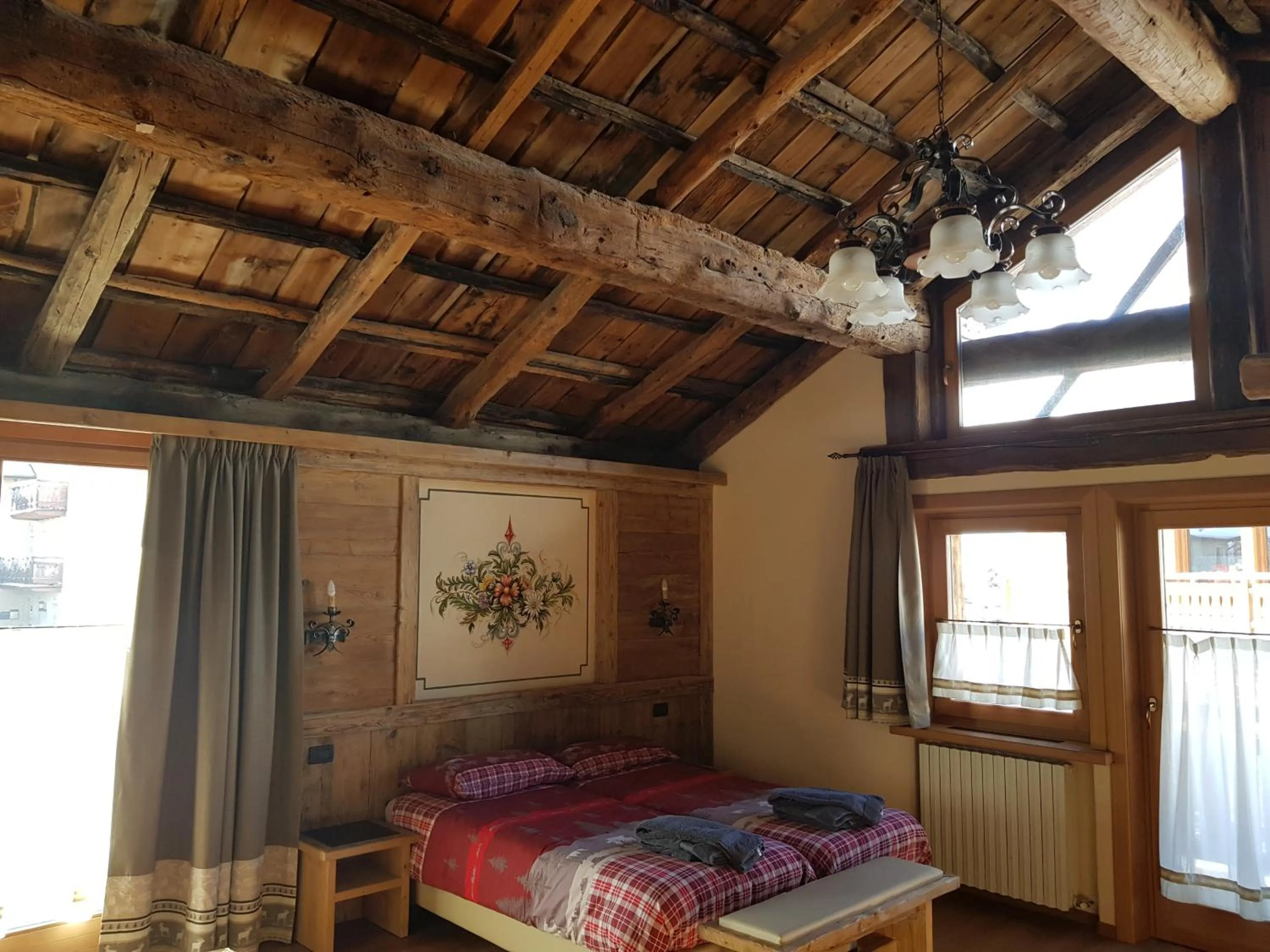 Bed in La Grolla Rooms & Apartments