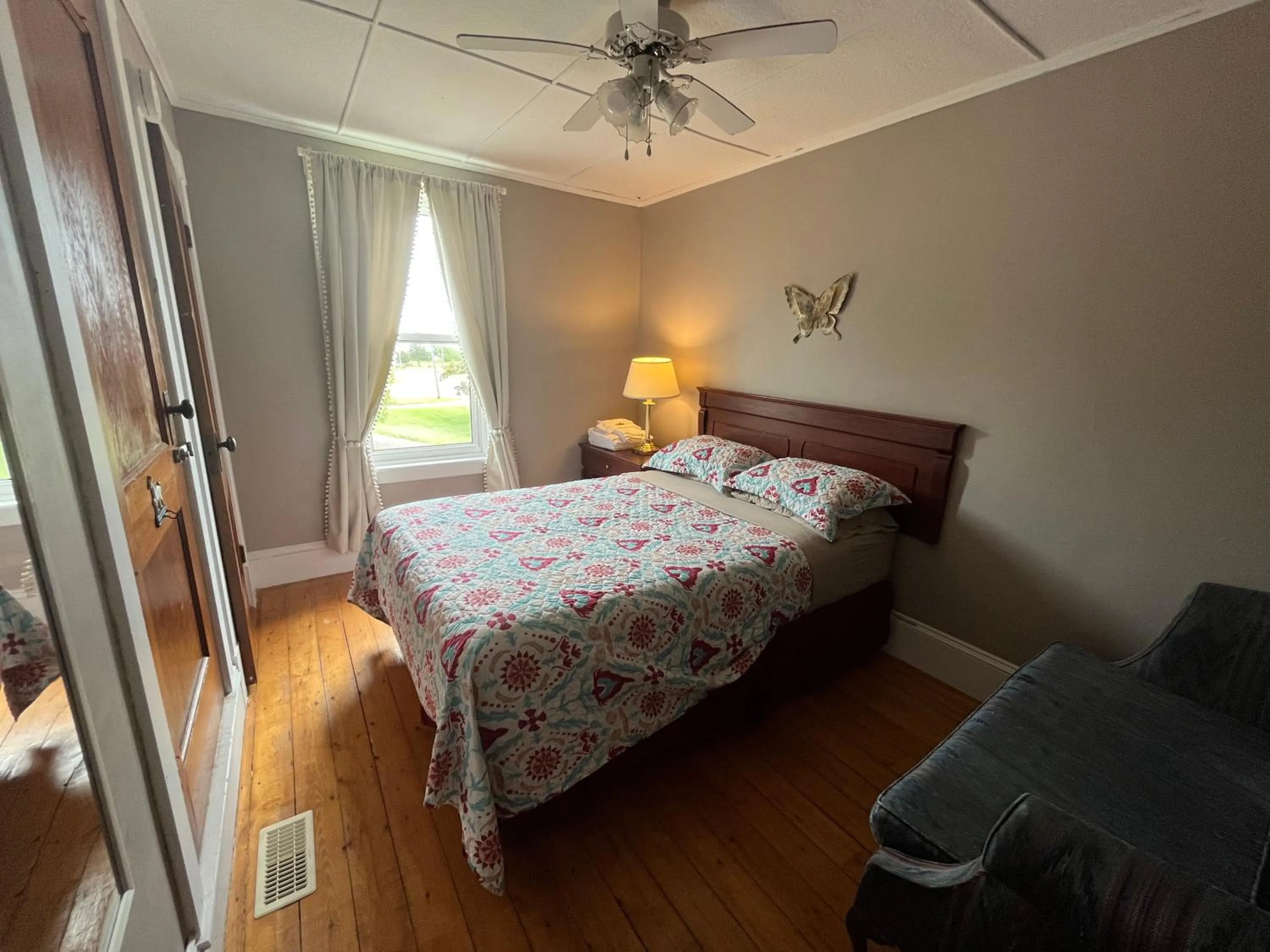 Bedroom, Bed in The Coastal Country House in New Brunswick