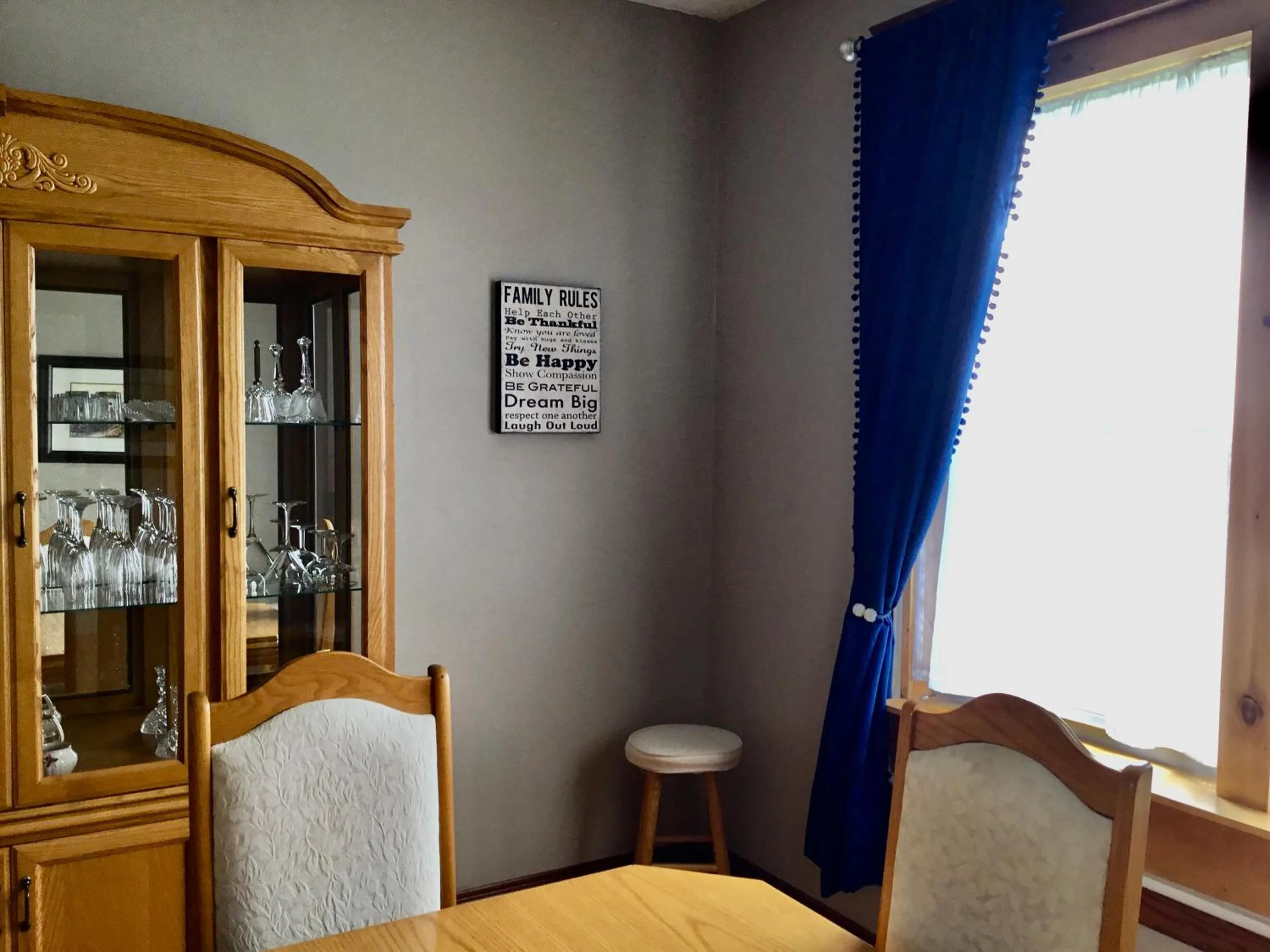 Dining area in The Coastal Country House in New Brunswick