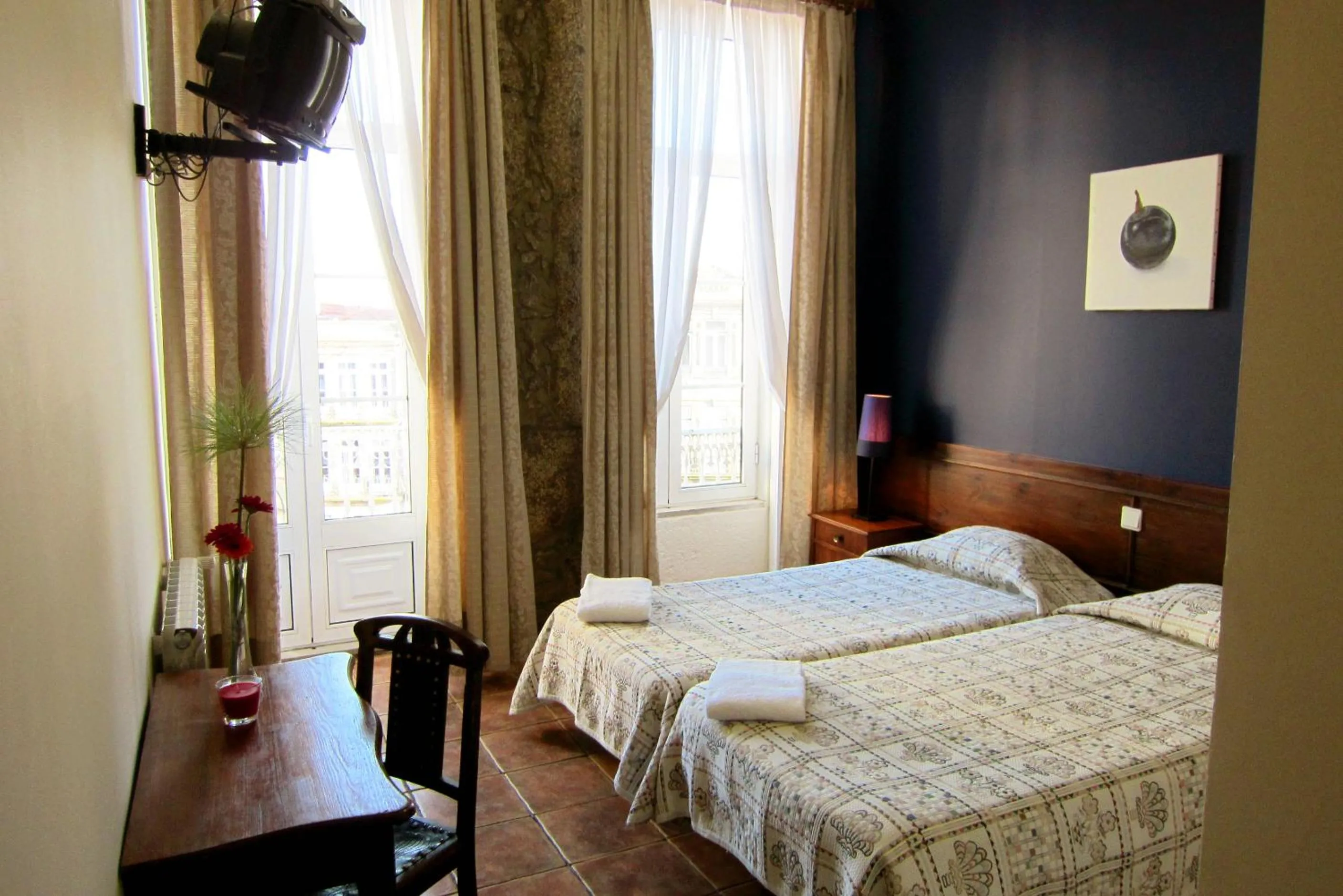 Bed in Duas Nações Guest House