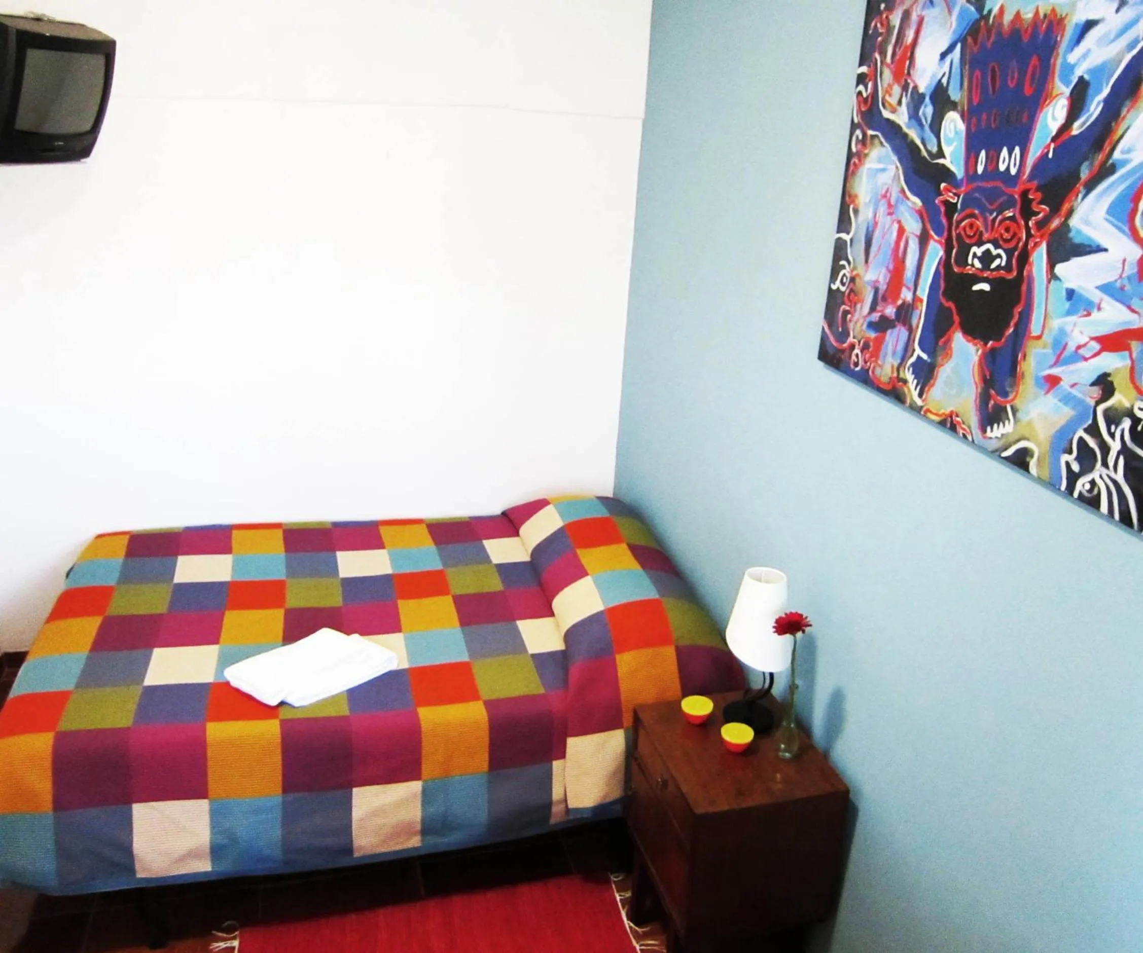 Bed in Duas Nações Guest House