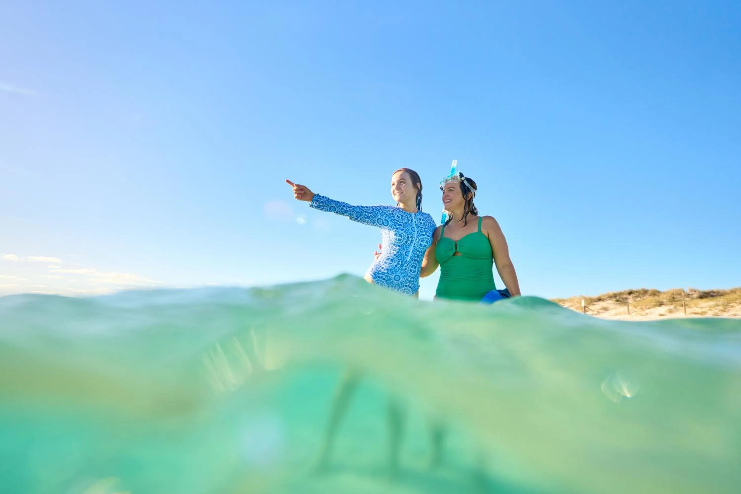 People in RAC Exmouth Cape Holiday Park