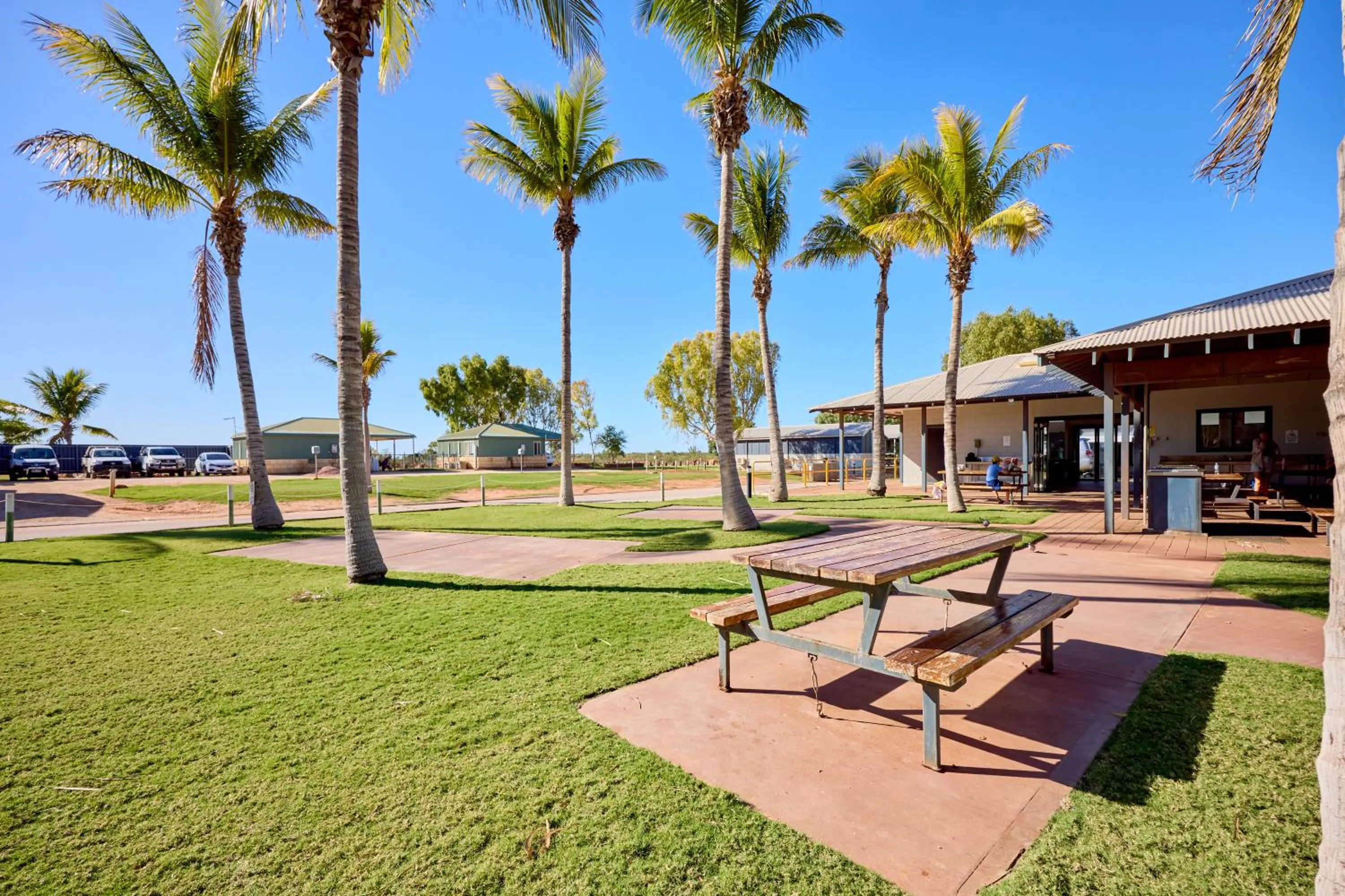 Natural landscape in RAC Exmouth Cape Holiday Park