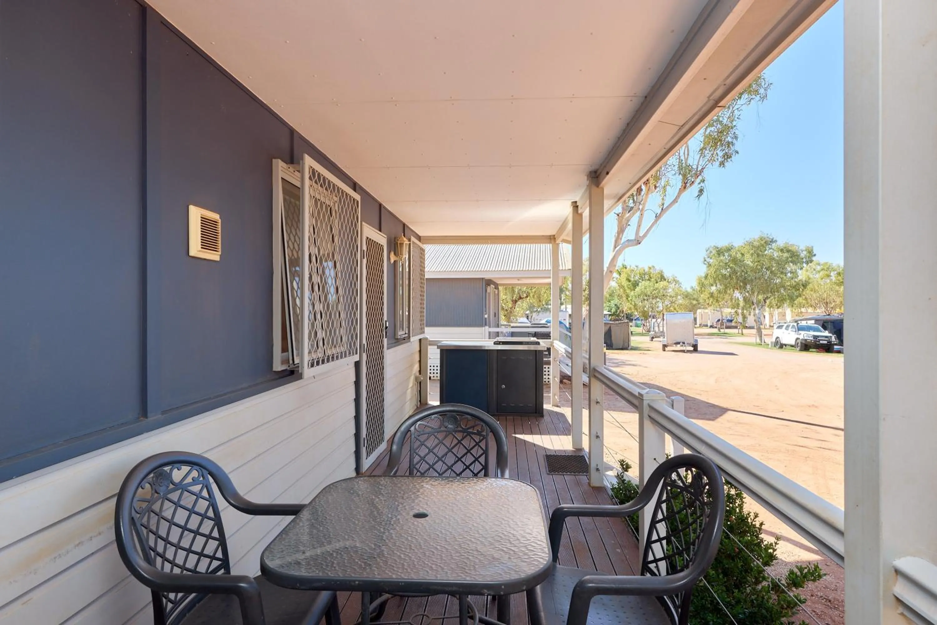 BBQ facilities in RAC Exmouth Cape Holiday Park