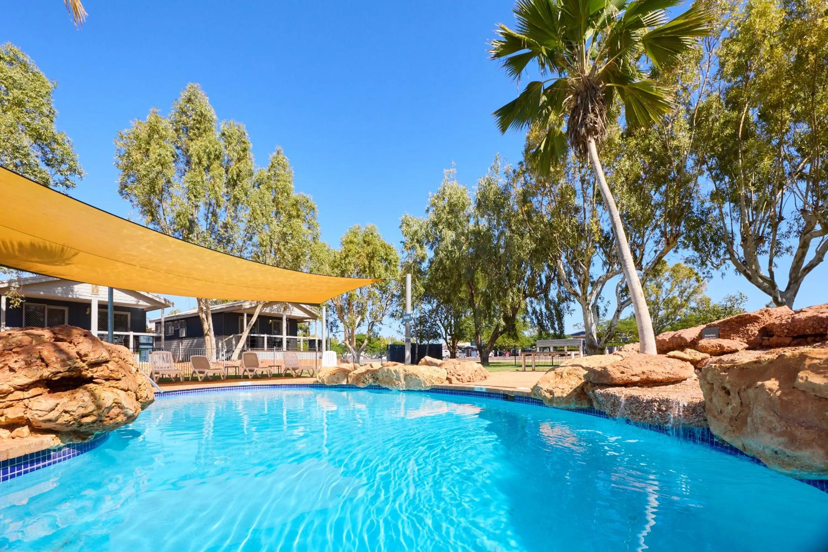 Swimming pool in RAC Exmouth Cape Holiday Park