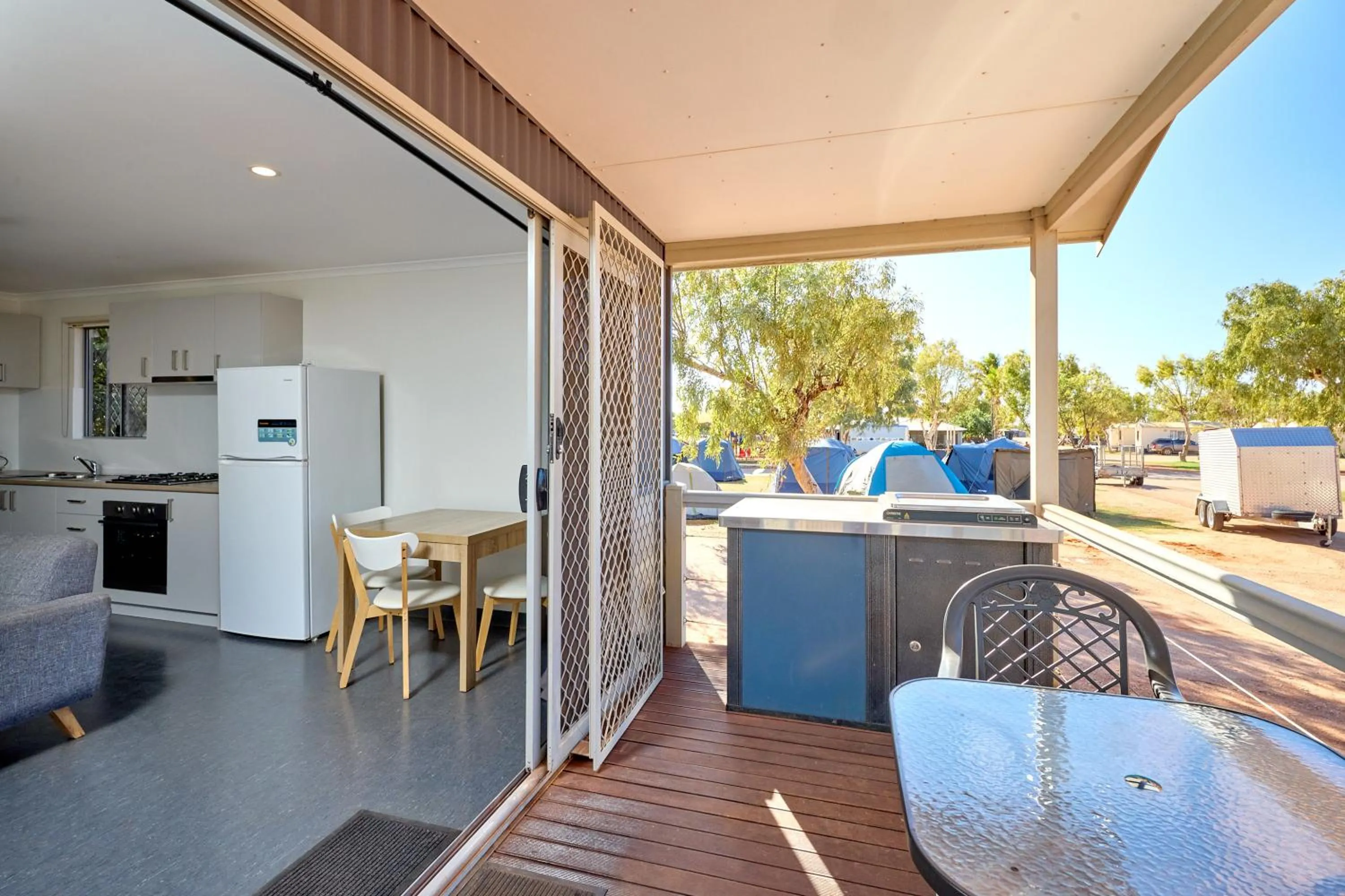 Patio in RAC Exmouth Cape Holiday Park