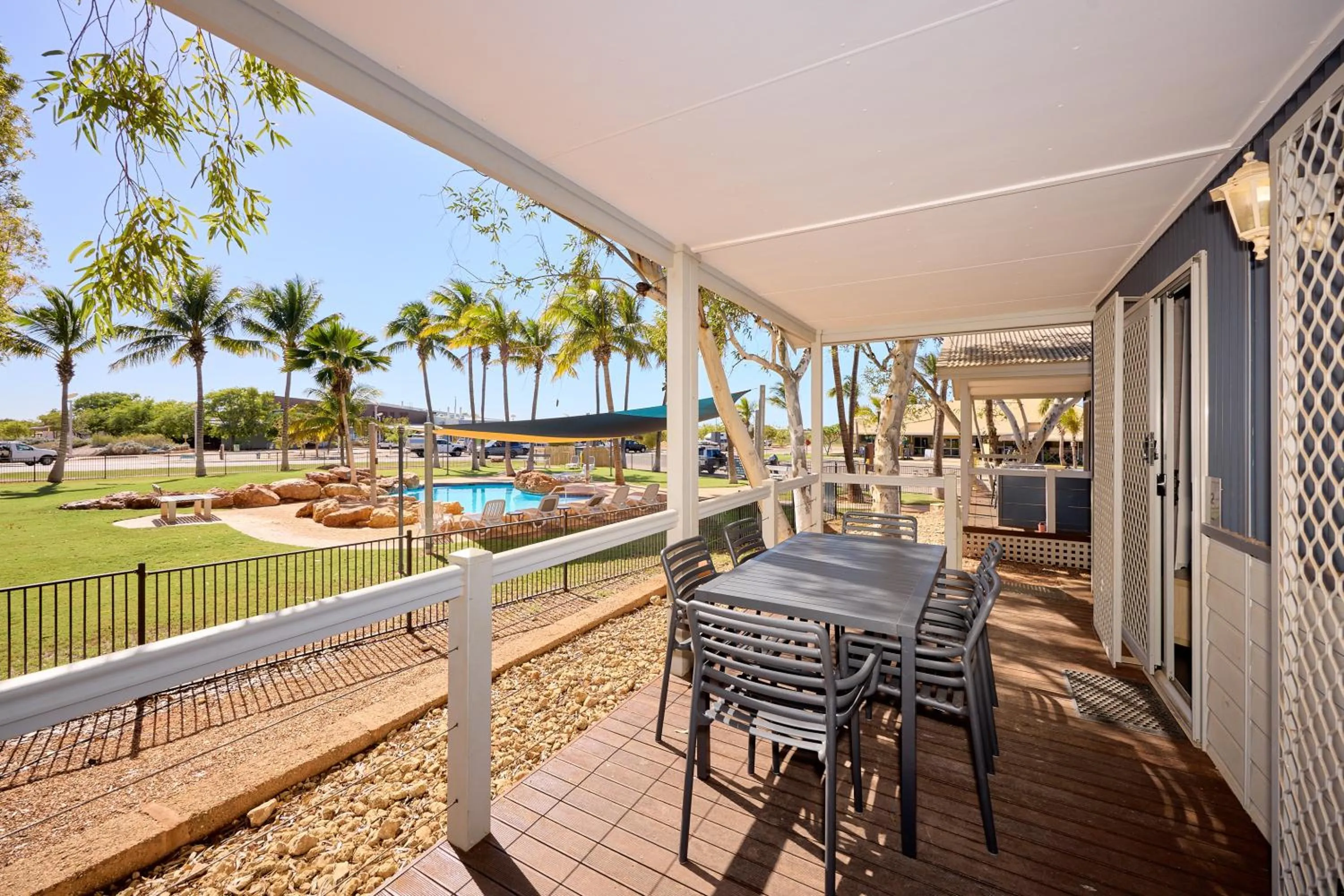 Property building in RAC Exmouth Cape Holiday Park