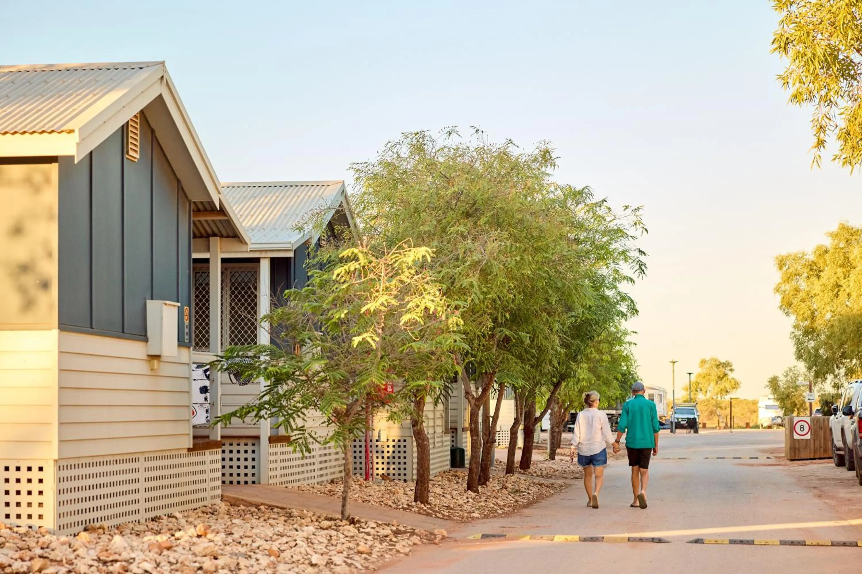 Street view in RAC Exmouth Cape Holiday Park