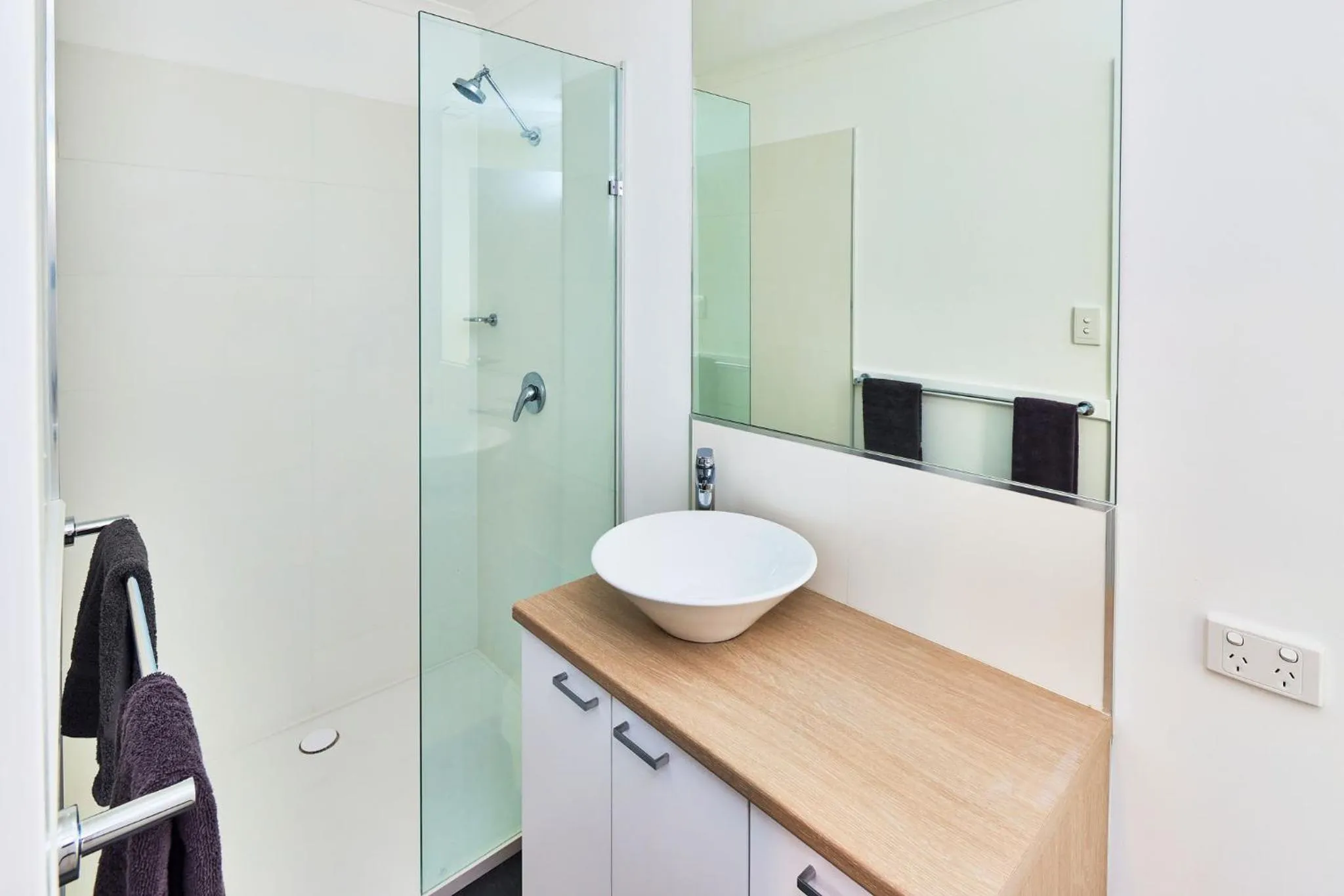 Shower in RAC Exmouth Cape Holiday Park