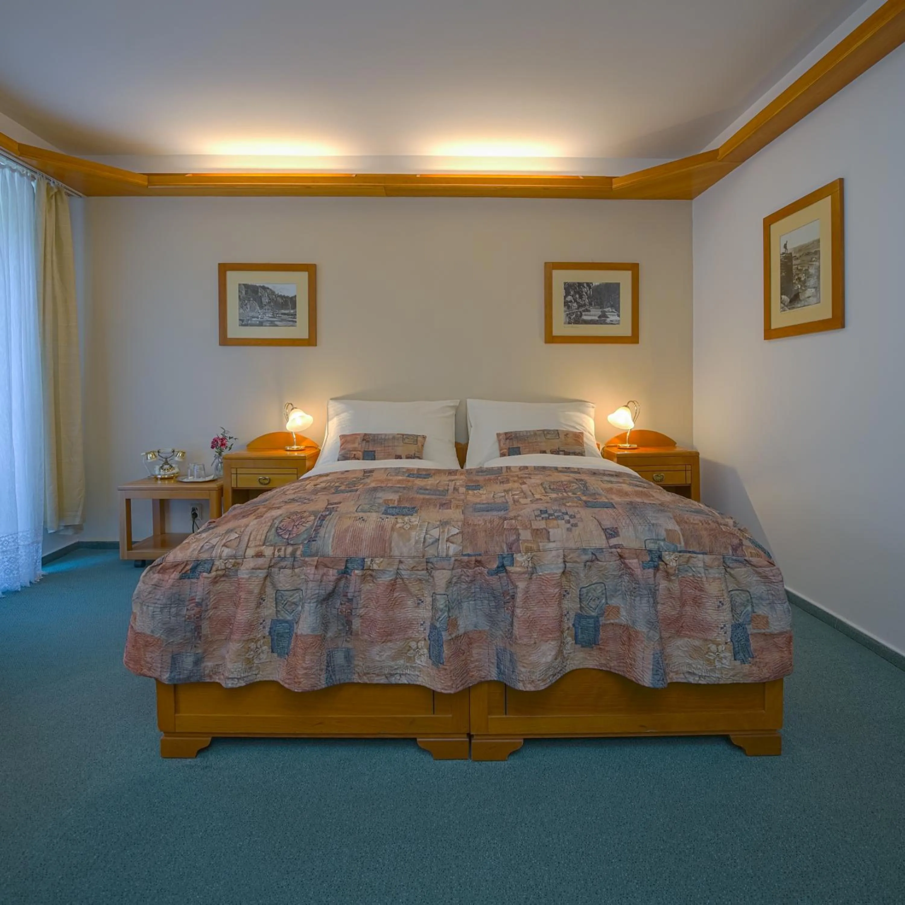 Bedroom, Bed in Hotel Praha