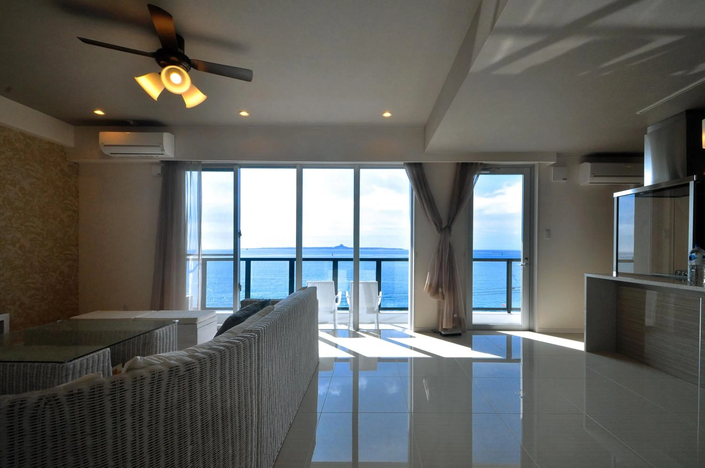 Living room in Costa Bella Condominium Resort