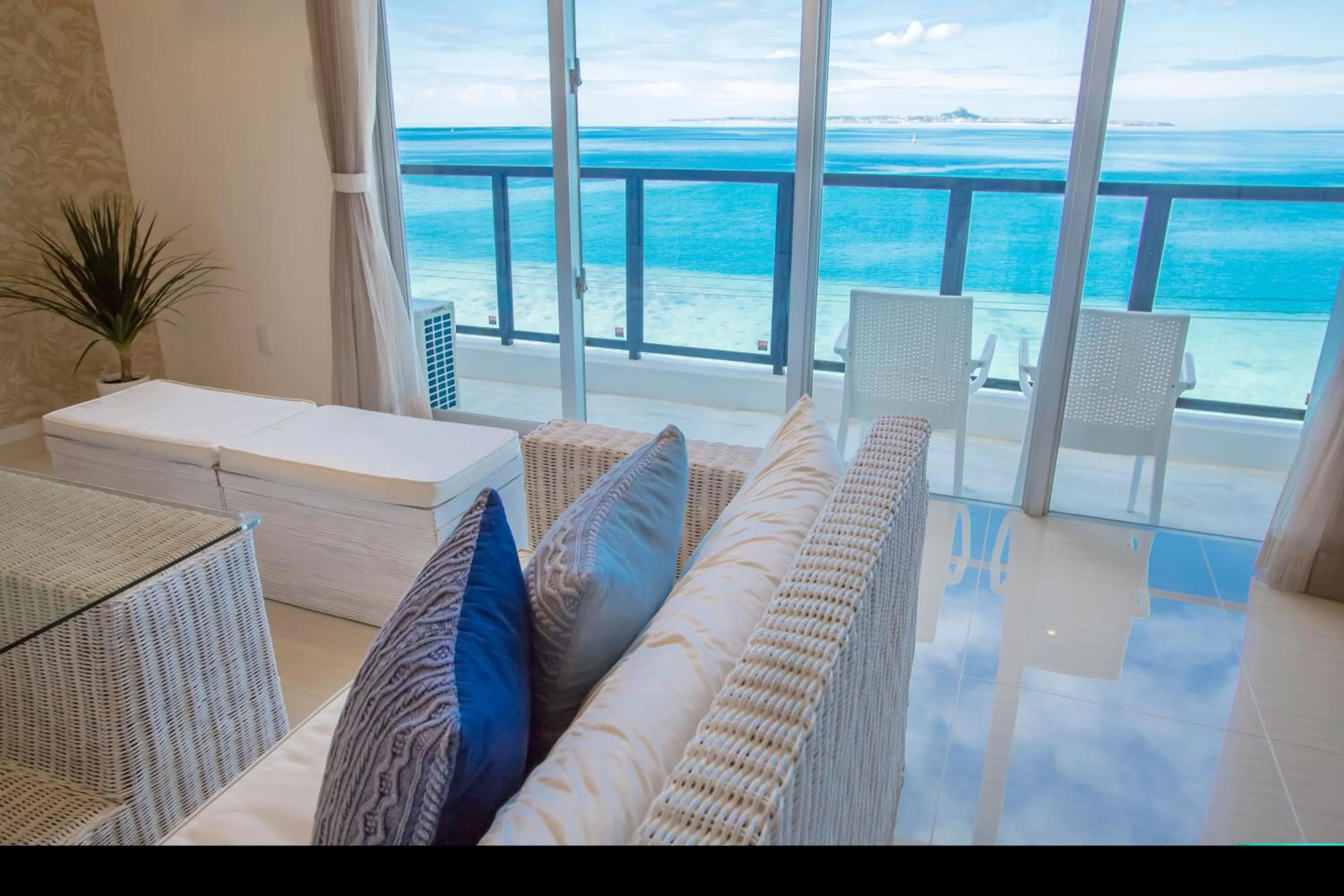 Living room in Costa Bella Condominium Resort