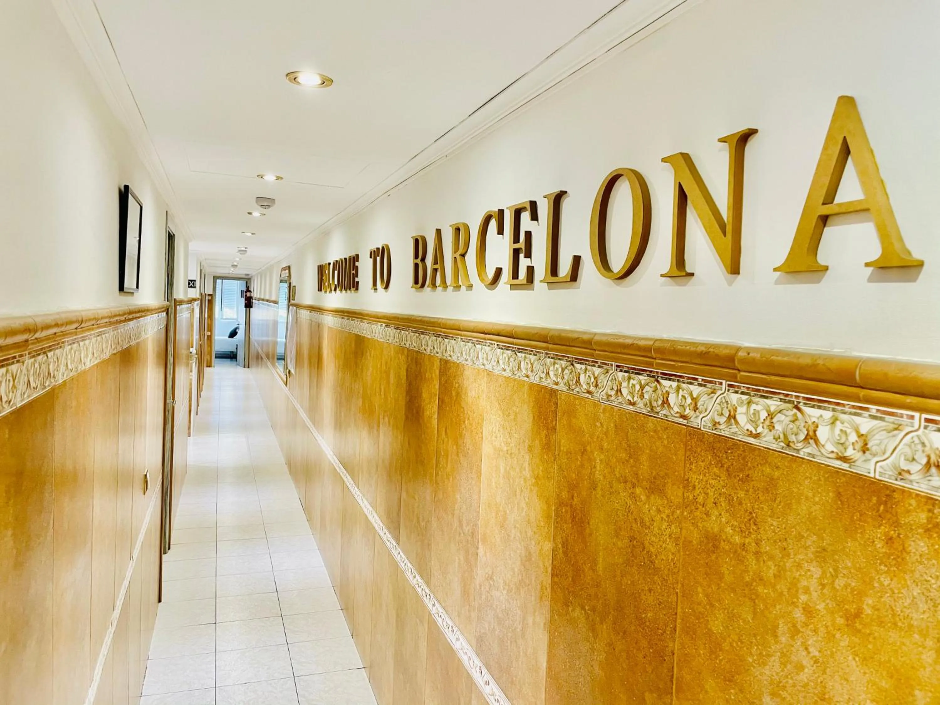 Decorative detail in Hostal Lleida