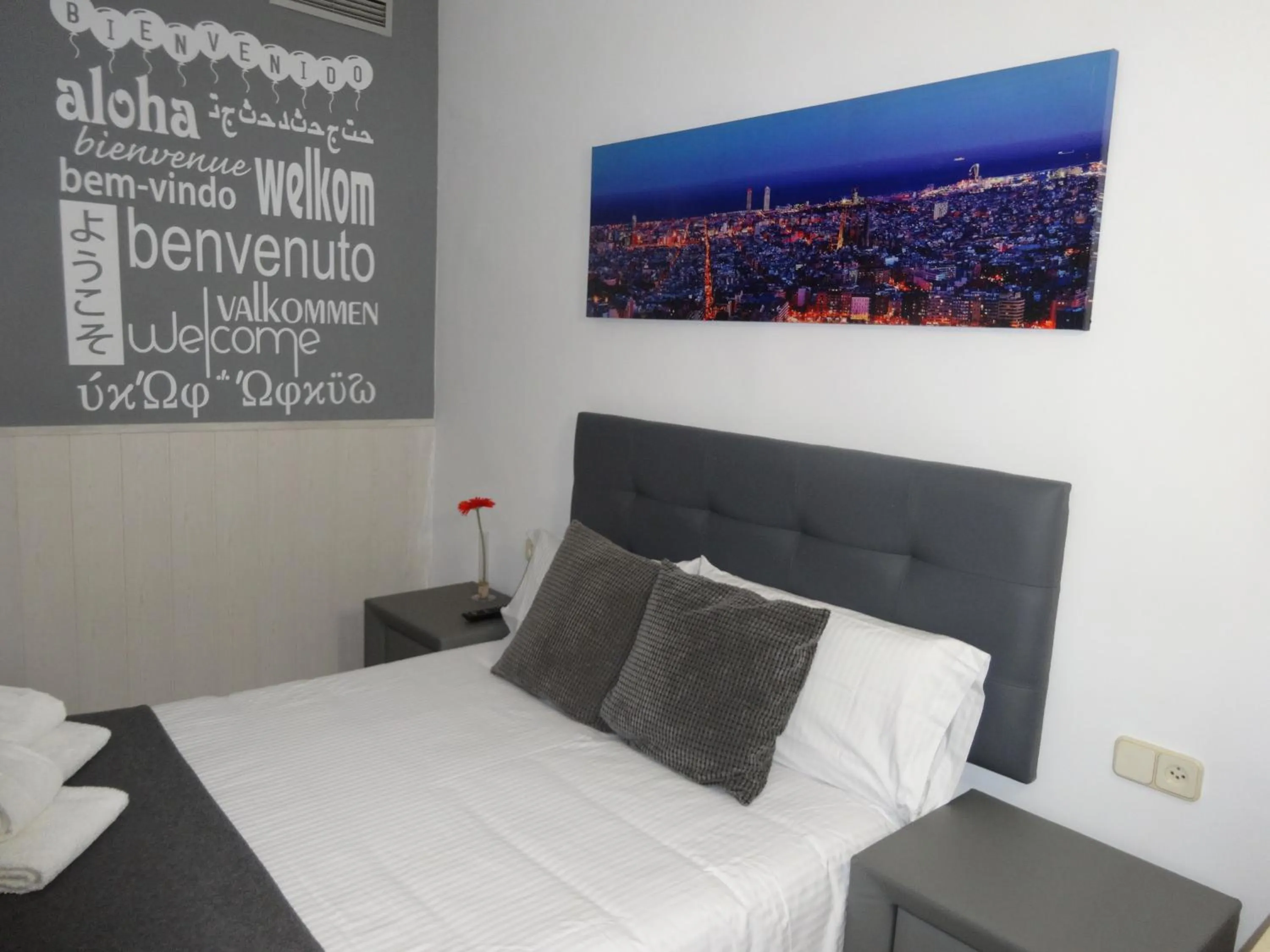 Photo of the whole room, Bed in Hostal Lleida